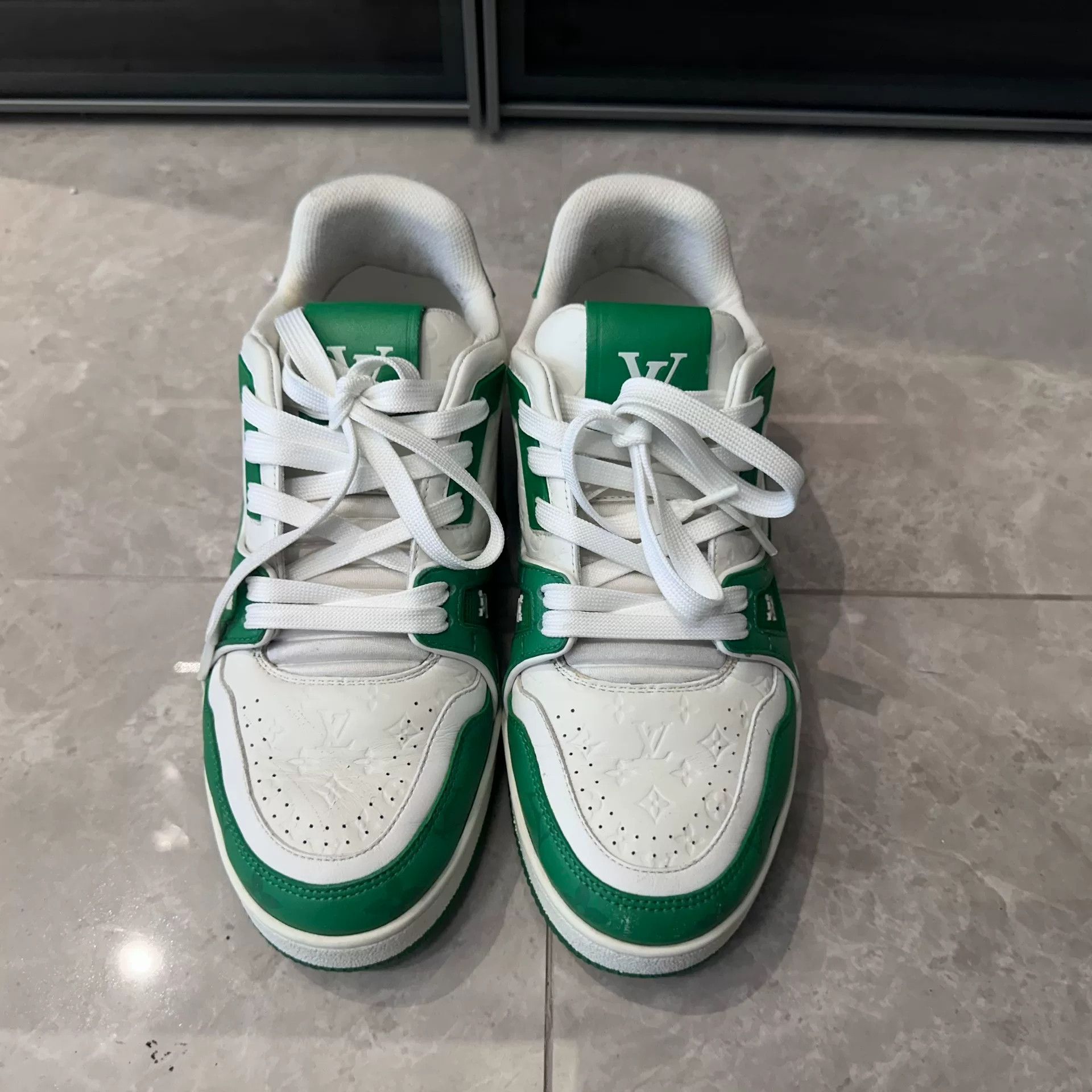 Louis Vuitton Louis Vuitton Training Green Lowtop Sneakers 6 Men Size US 6 / EU 39 - 4 Thumbnail
