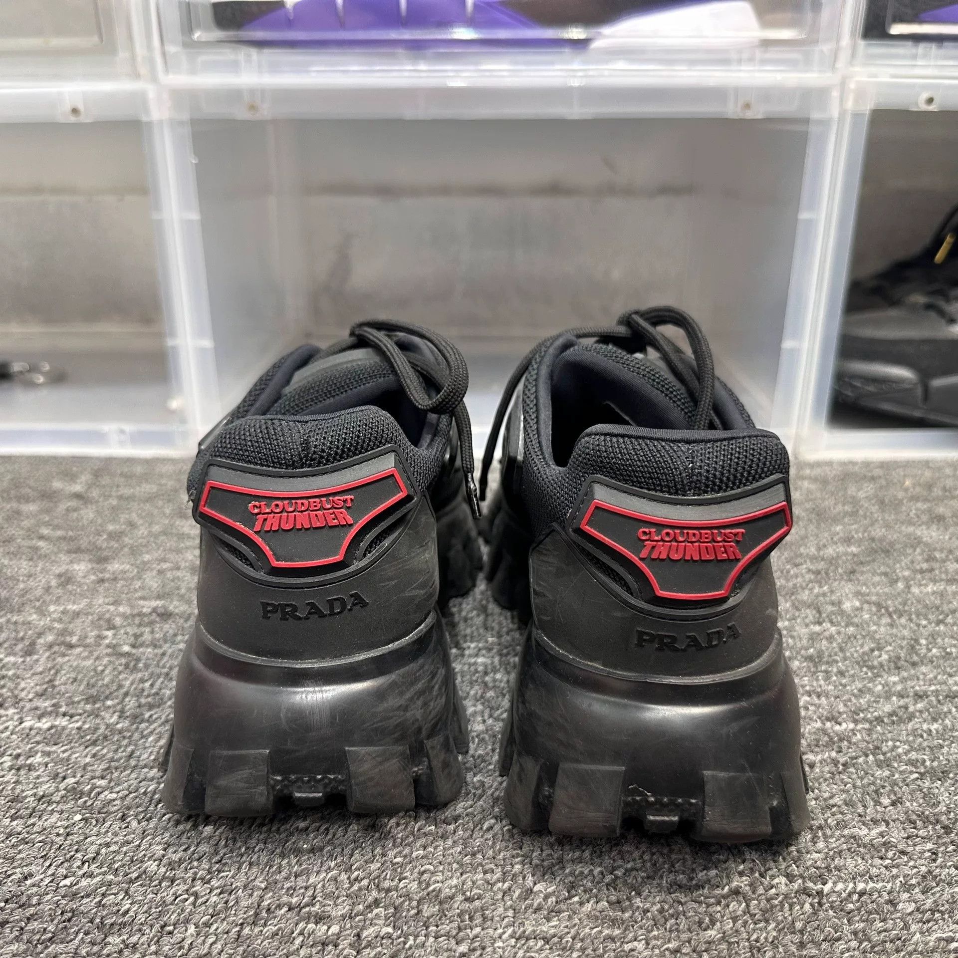Prada Prada Black Lowtop Sneakers us_7 Women Size US 7 / IT 37 - 5 Thumbnail