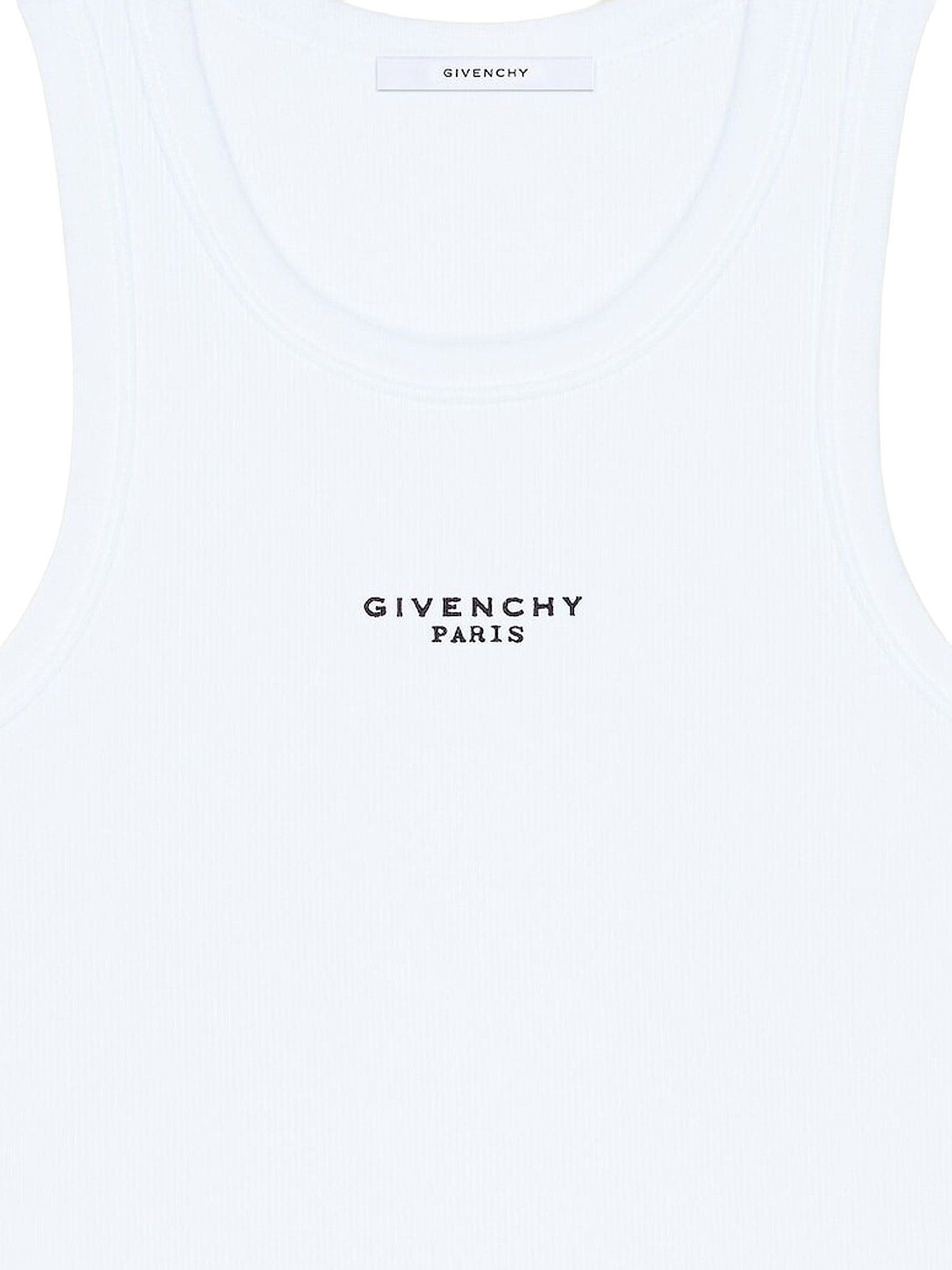 Givenchy Cotton Blend Tank Top Size XS / US 0-2 / IT 36-38 - 3 Thumbnail