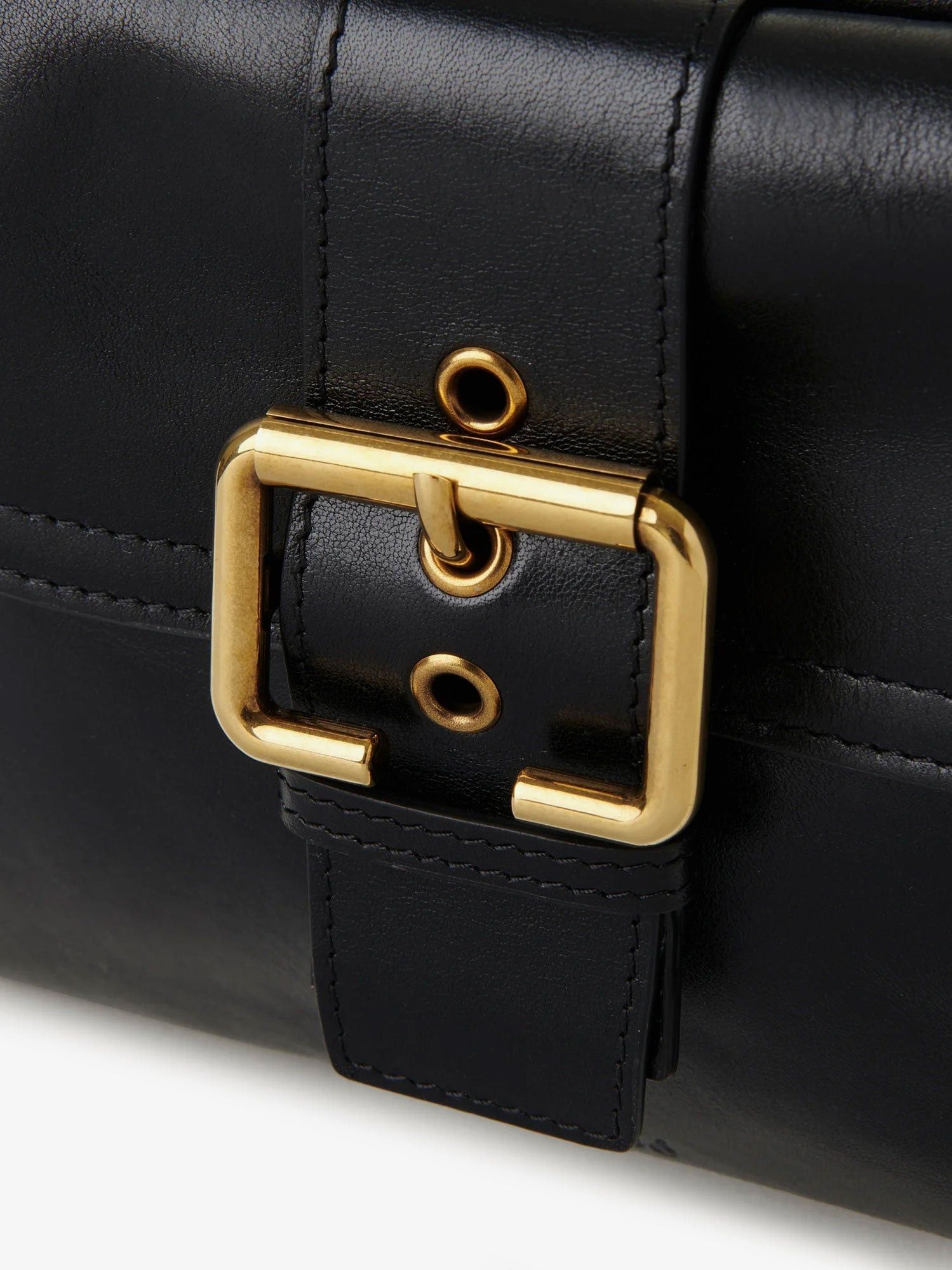 Chloe Carry Shiny Buffalo Leather Shoulder Bag Size ONE SIZE - 4 Thumbnail