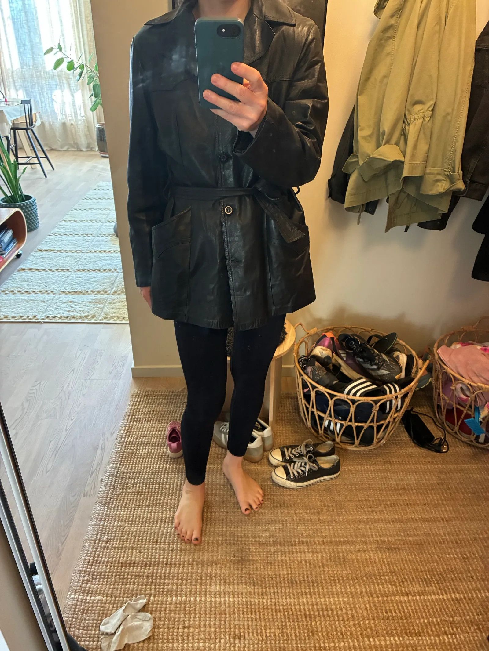 Vintage Moio vintage Leather Jacket Size XS / US 0-2 / IT 36-38 - 4 Thumbnail