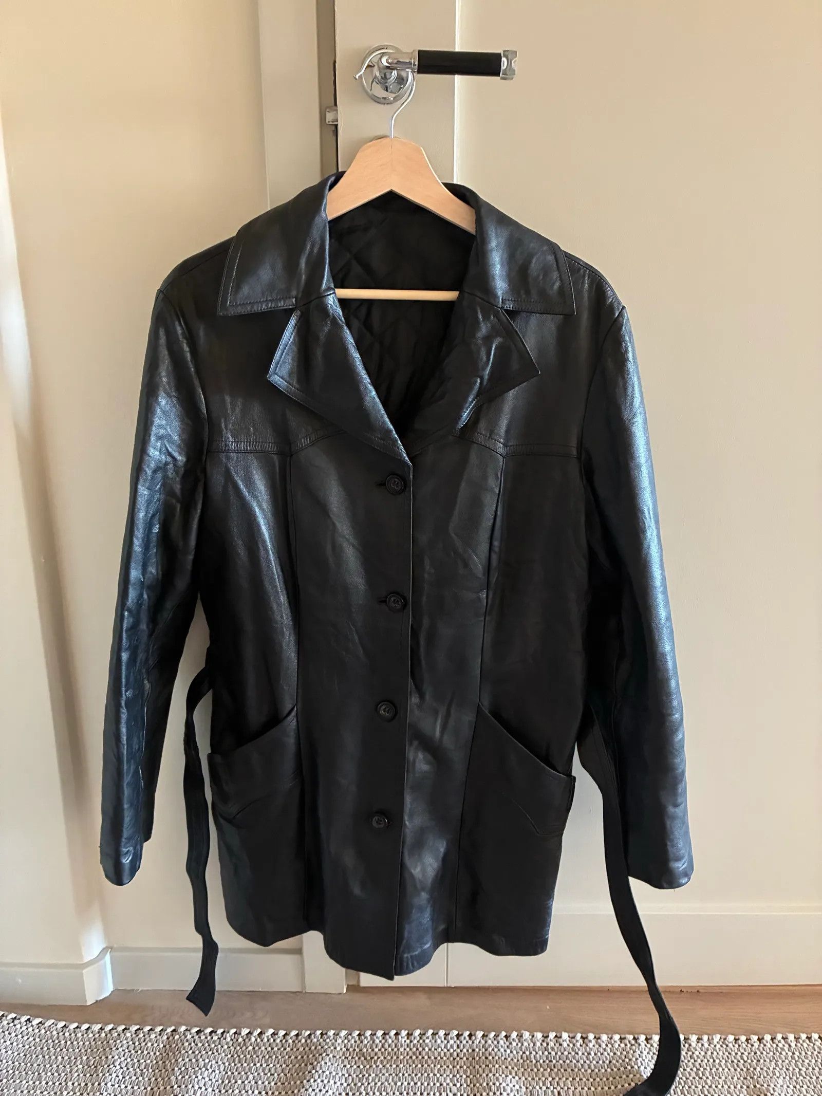 Vintage Moio vintage Leather Jacket Size XS / US 0-2 / IT 36-38 - 3 Thumbnail