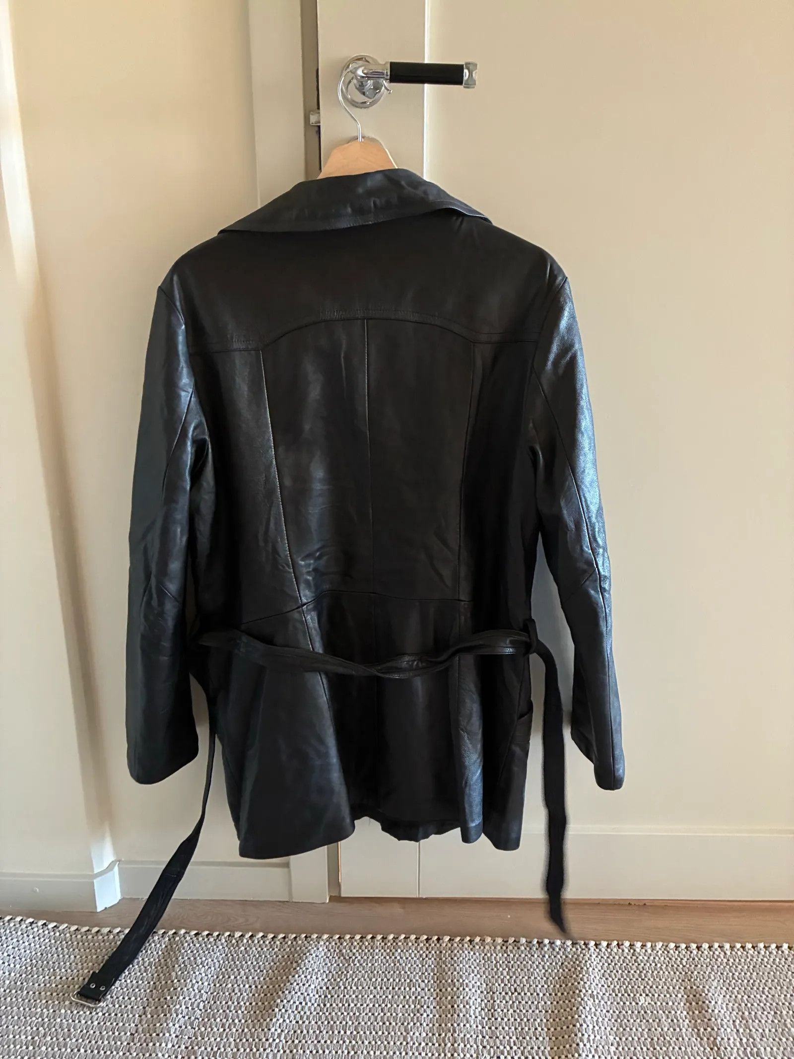 Vintage Moio vintage Leather Jacket Size XS / US 0-2 / IT 36-38 - 2 Thumbnail