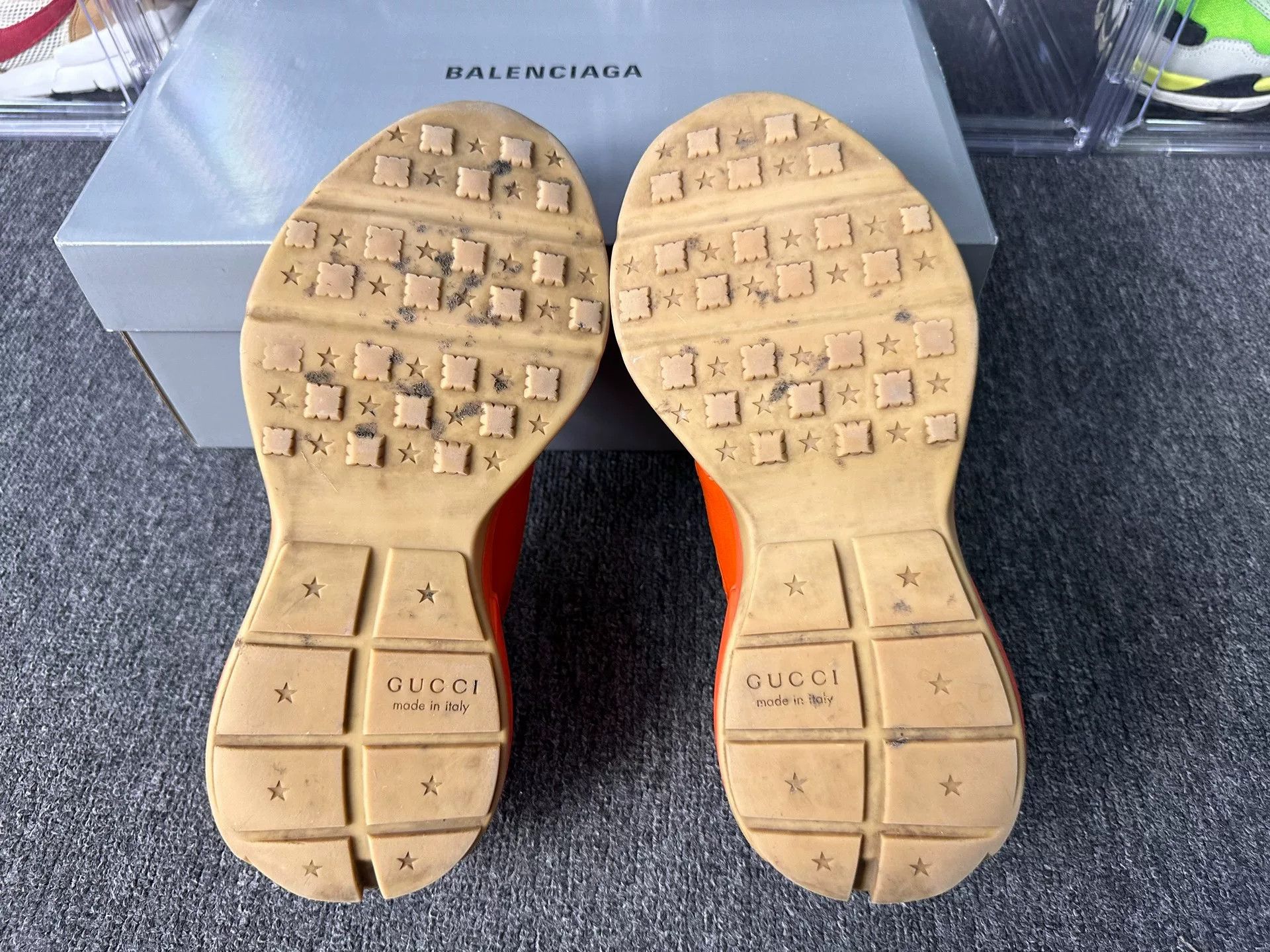 Gucci Gucci Orange Lowtop Sneakers 8 Men Size US 8 / EU 41 - 6 Thumbnail