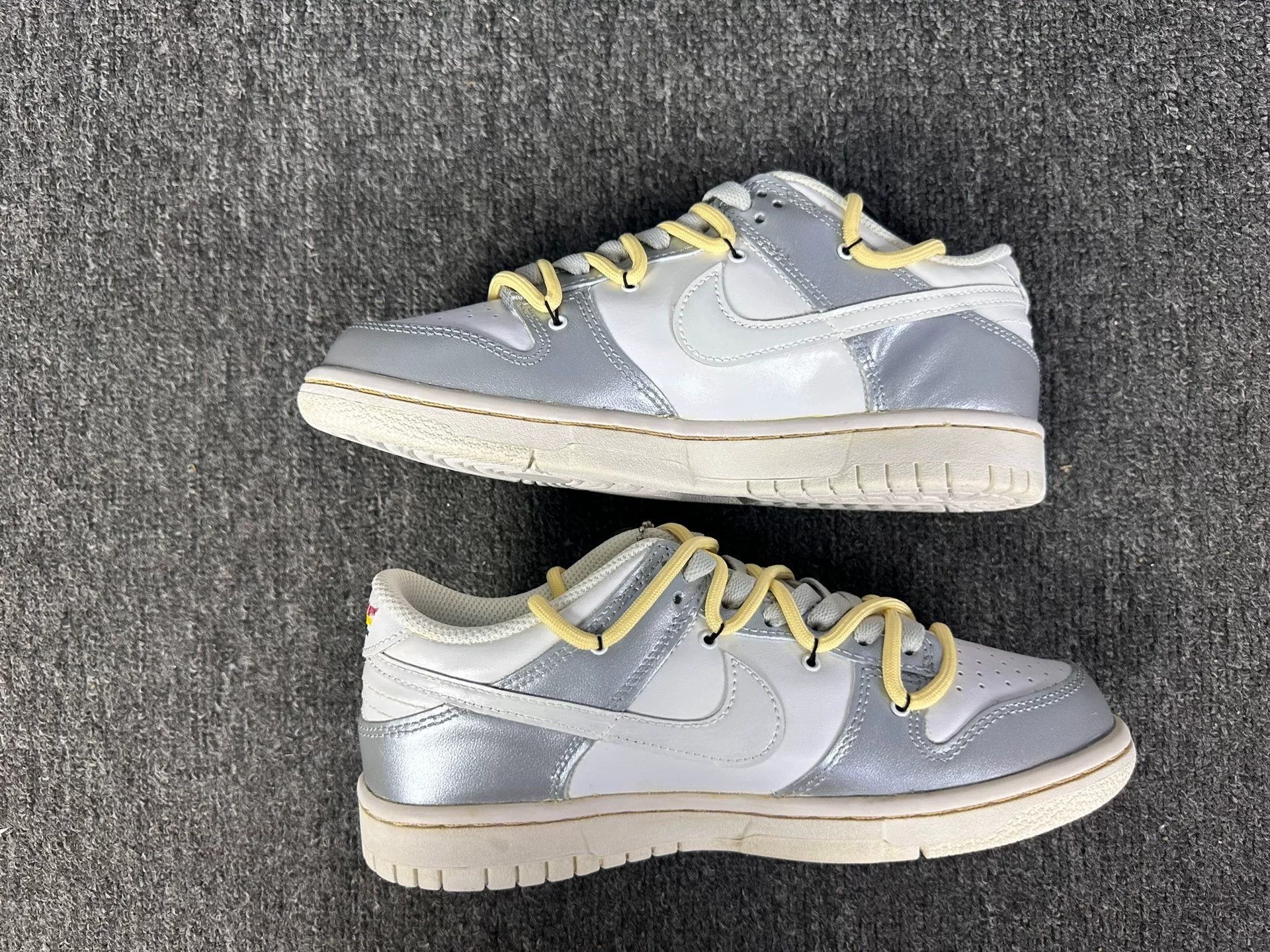 Nike Nike DUNK Silver Lowtop Sneakers 5.5 Men Size US 5.5 / EU 38 - 3 Thumbnail