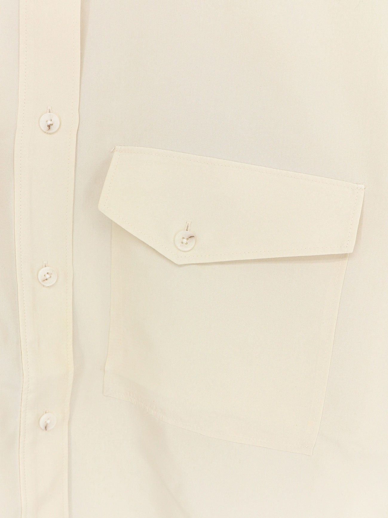 CLOSED Cropped Silk Shirt Size XS / US 0-2 / IT 36-38 - 3 Thumbnail