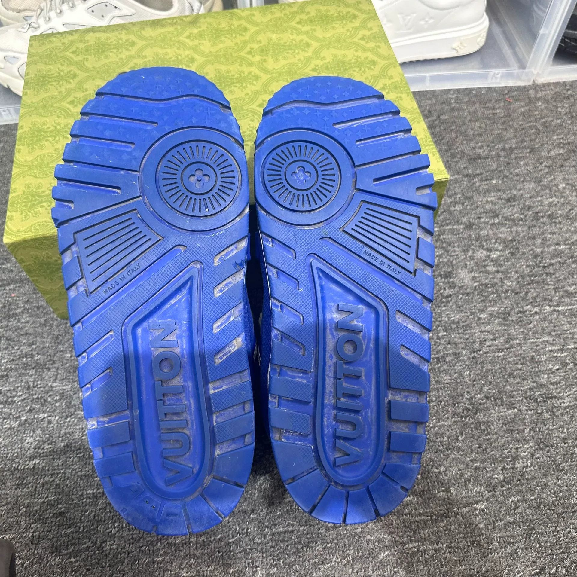 Louis Vuitton Louis Vuitton Training Blue Lowtop Sneakers 10 Men Size US 10 / EU 43 - 6 Thumbnail