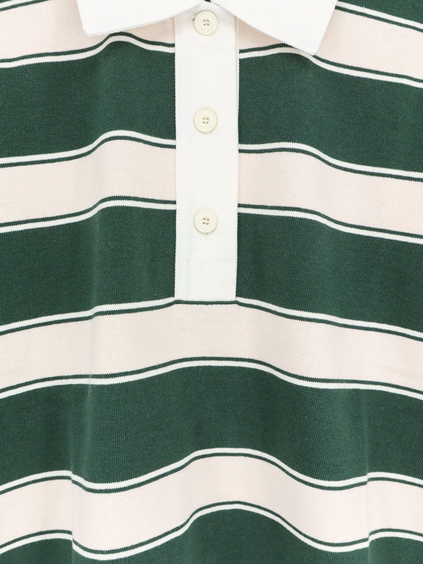 CLOSED Striped Cotton Rugby Polo Shirt Size M / US 6-8 / IT 42-44 - 3 Thumbnail