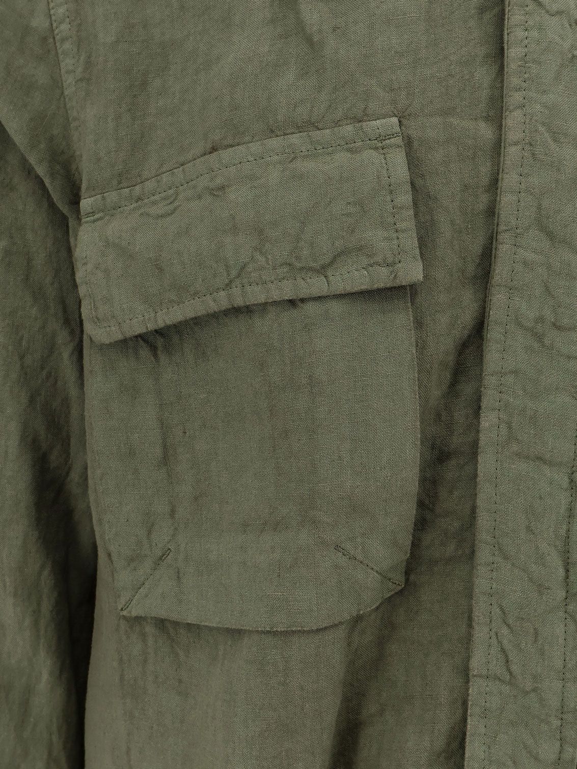 Aspesi Ri-Capa Linen Shirt Size US M / EU 48-50 / 2 - 3 Thumbnail