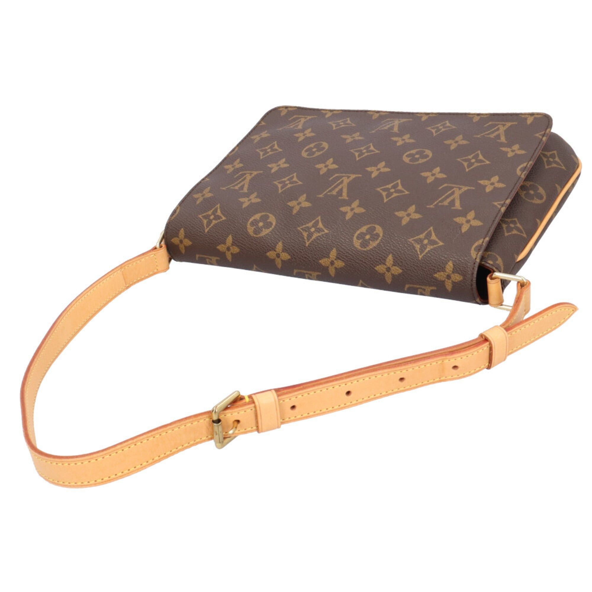 Louis Vuitton Louis Vuitton Musette Tango Short Monogram Shoulder Bag, Canvas M51257 Brown, Women's LOUIS VUITTON Size ONE SIZE - 11 Thumbnail