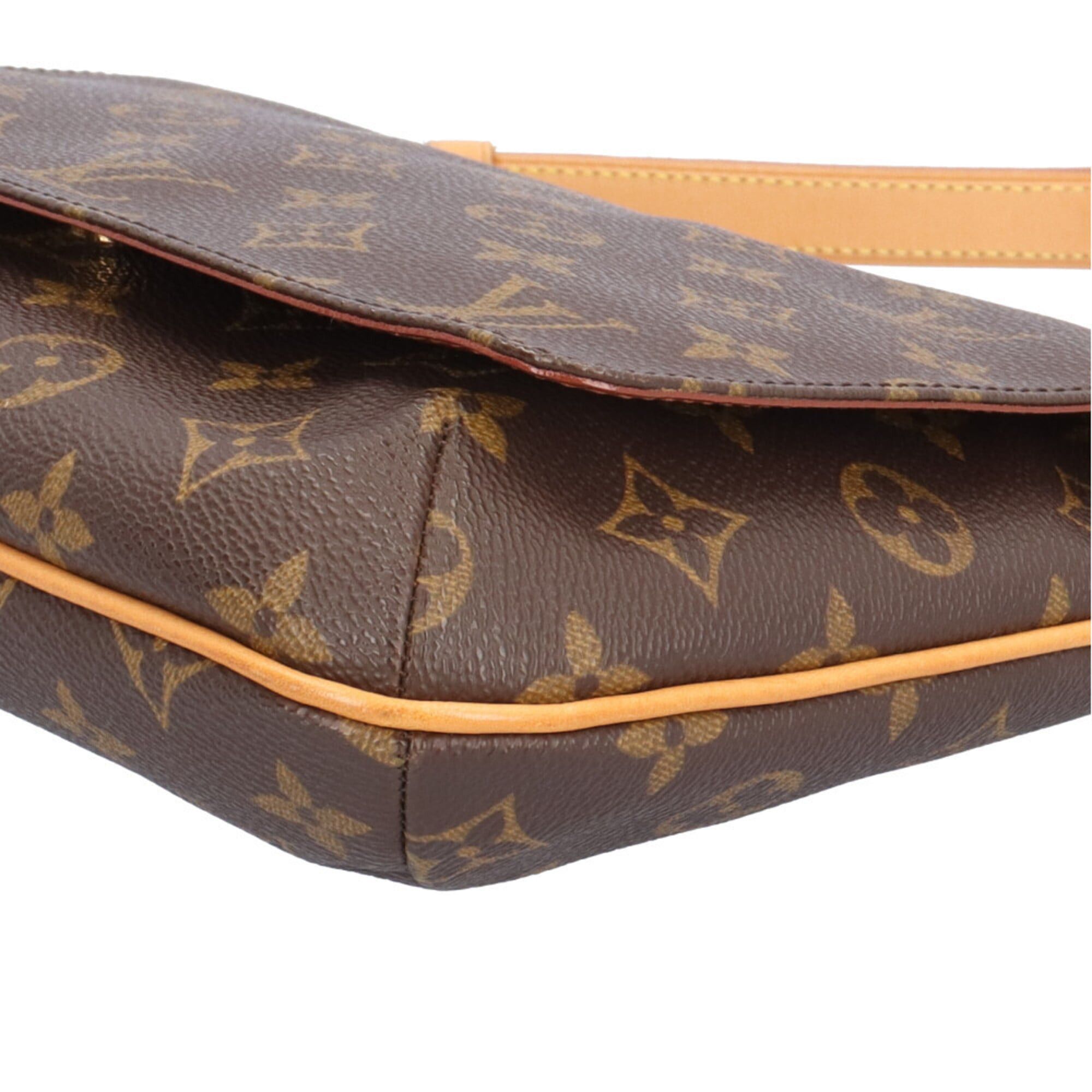 Louis Vuitton Louis Vuitton Musette Tango Short Monogram Shoulder Bag, Canvas M51257 Brown, Women's LOUIS VUITTON Size ONE SIZE - 7 Thumbnail