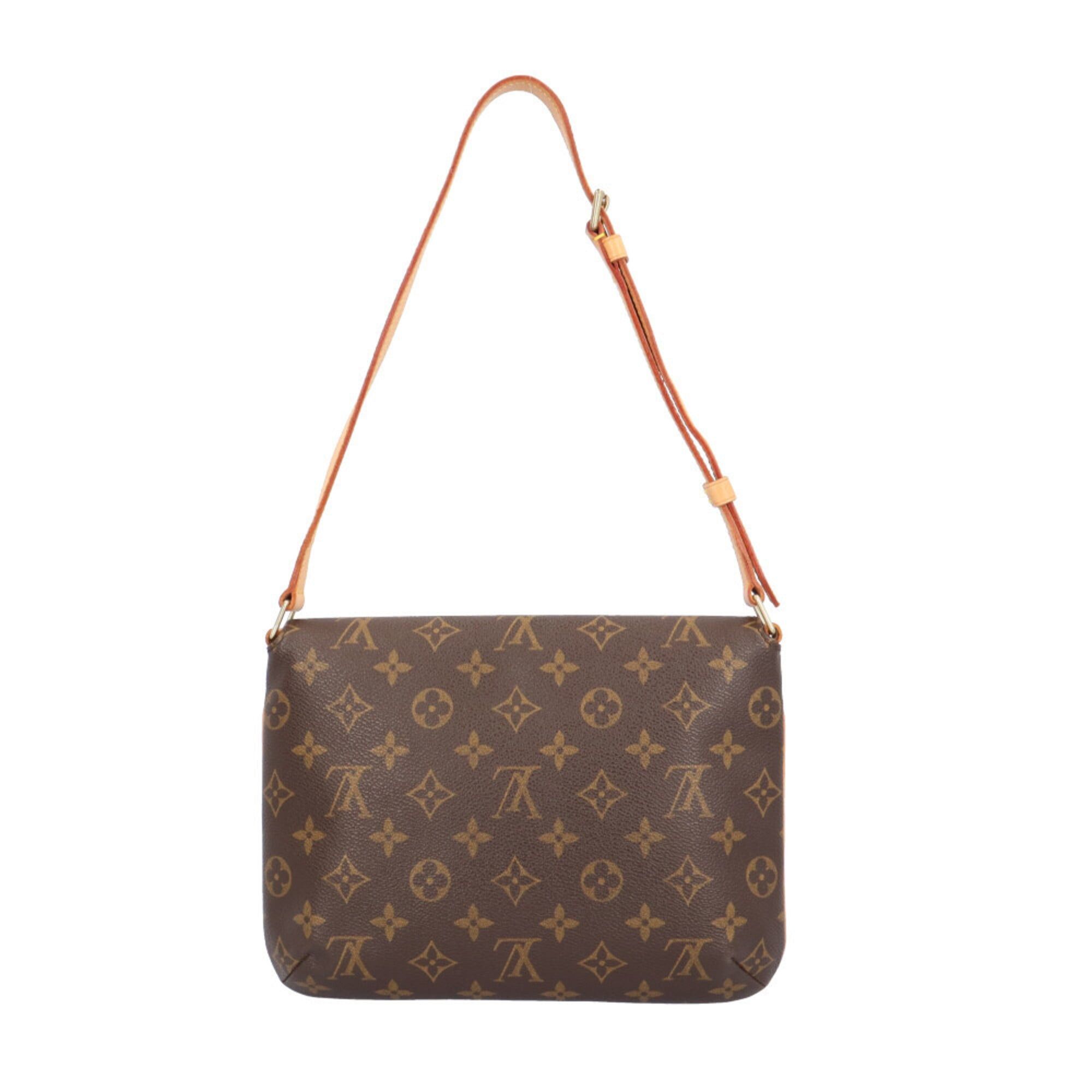 Louis Vuitton Louis Vuitton Musette Tango Short Monogram Shoulder Bag, Canvas M51257 Brown, Women's LOUIS VUITTON Size ONE SIZE - 3 Thumbnail