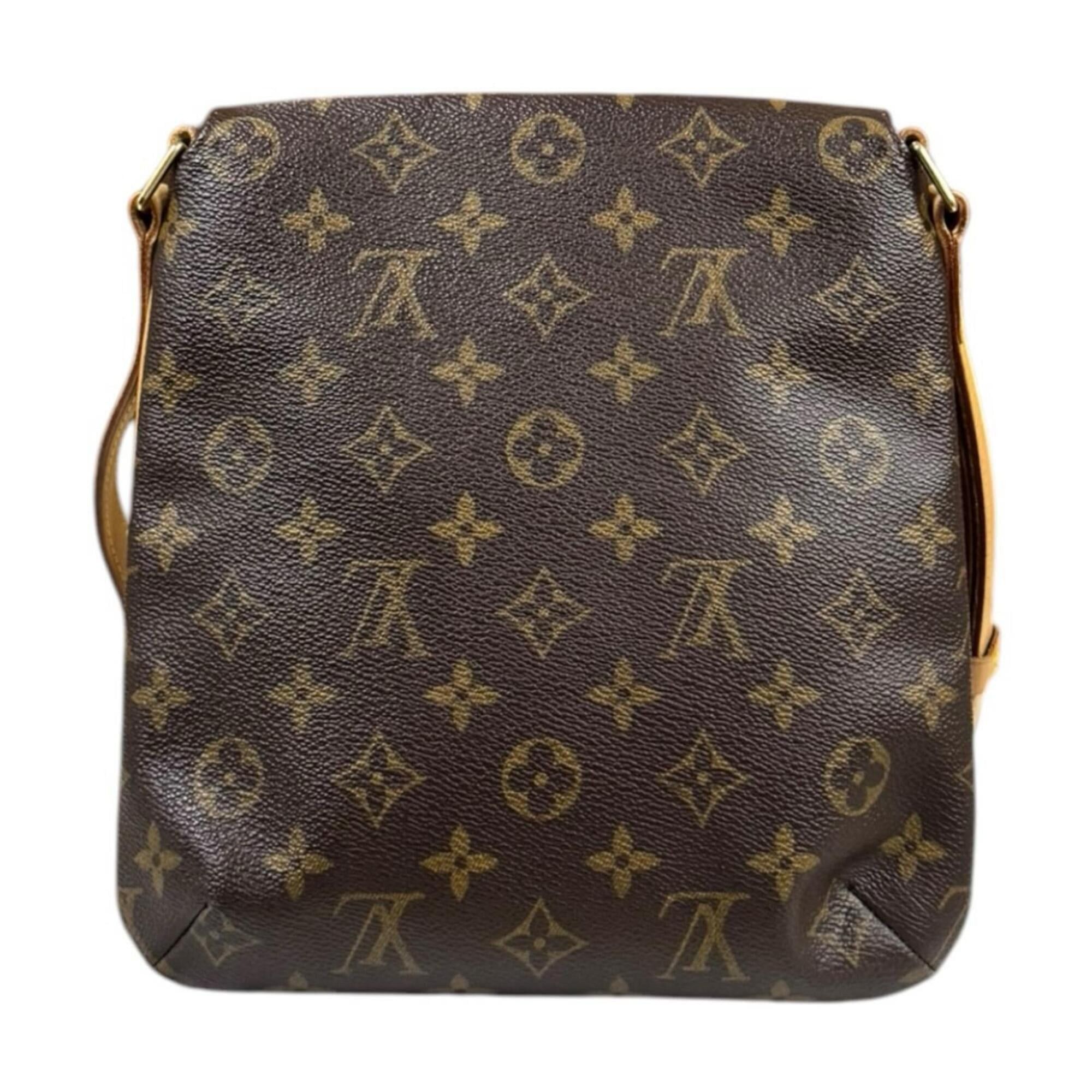 Louis Vuitton Louis Vuitton Musette Salsa Short Monogram Shoulder Bag, Canvas M51258 Brown, Women's LOUIS VUITTON Size ONE SIZE - 3 Thumbnail
