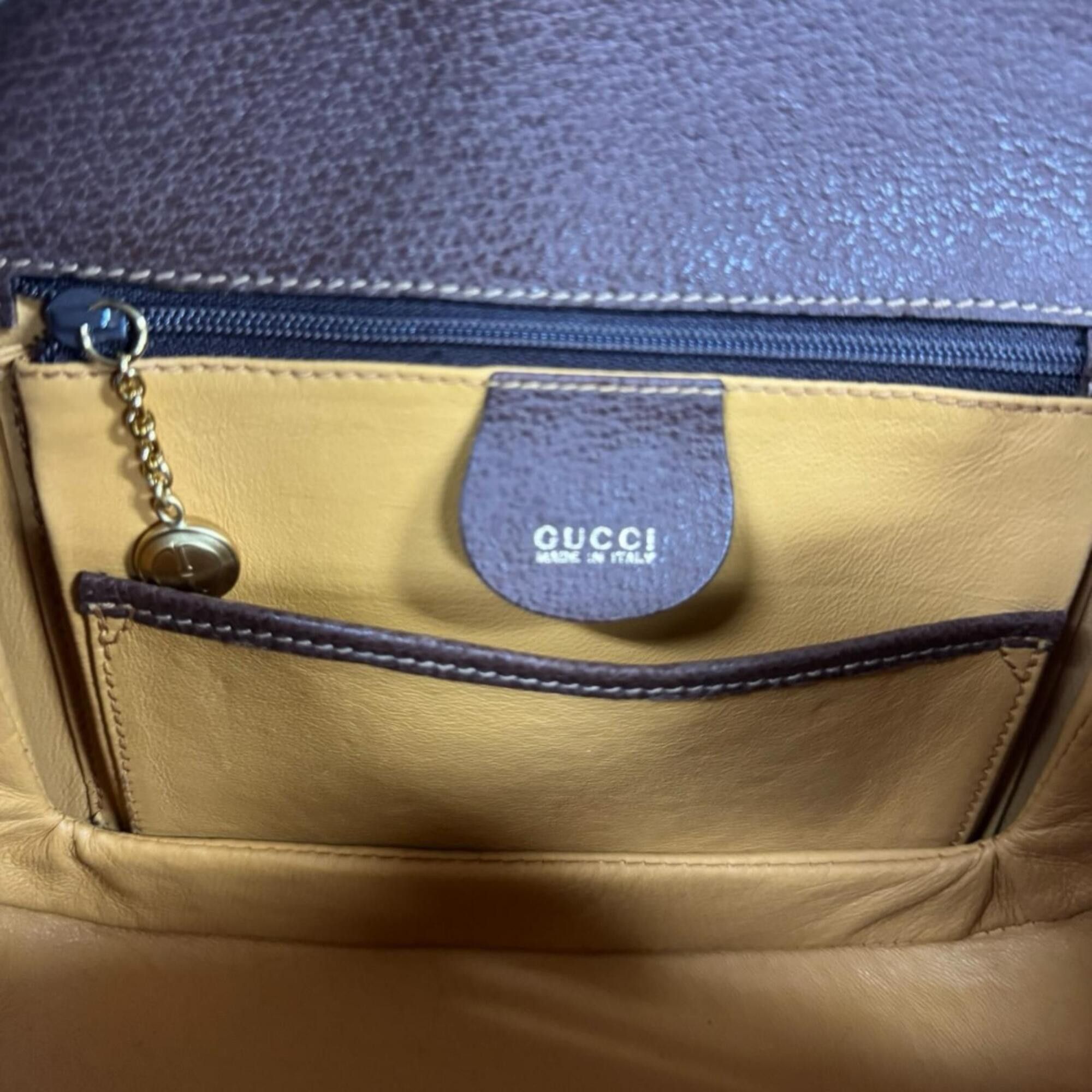 Gucci Gucci Bamboo Shoulder Bag, Leather 000・1014・0188, Brown, Women's, GUCCI 2-way Size ONE SIZE - 10 Thumbnail