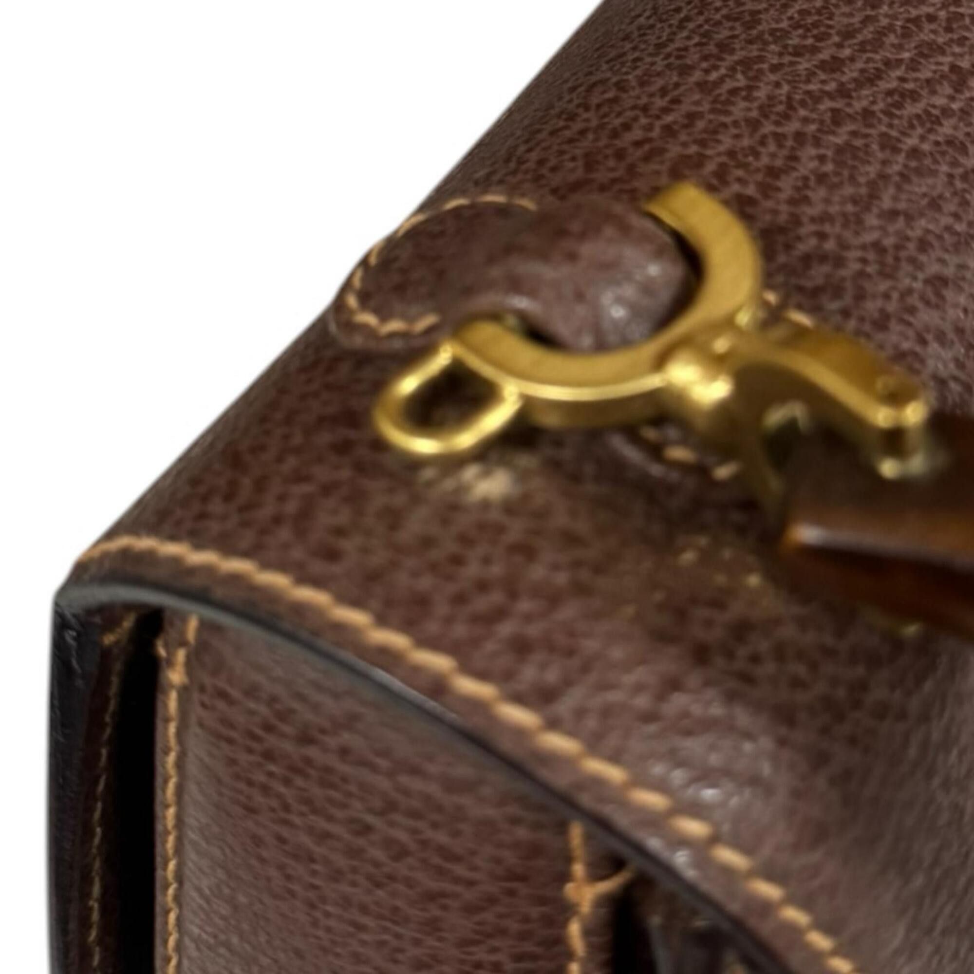 Gucci Gucci Bamboo Shoulder Bag, Leather 000・1014・0188, Brown, Women's, GUCCI 2-way Size ONE SIZE - 14 Thumbnail