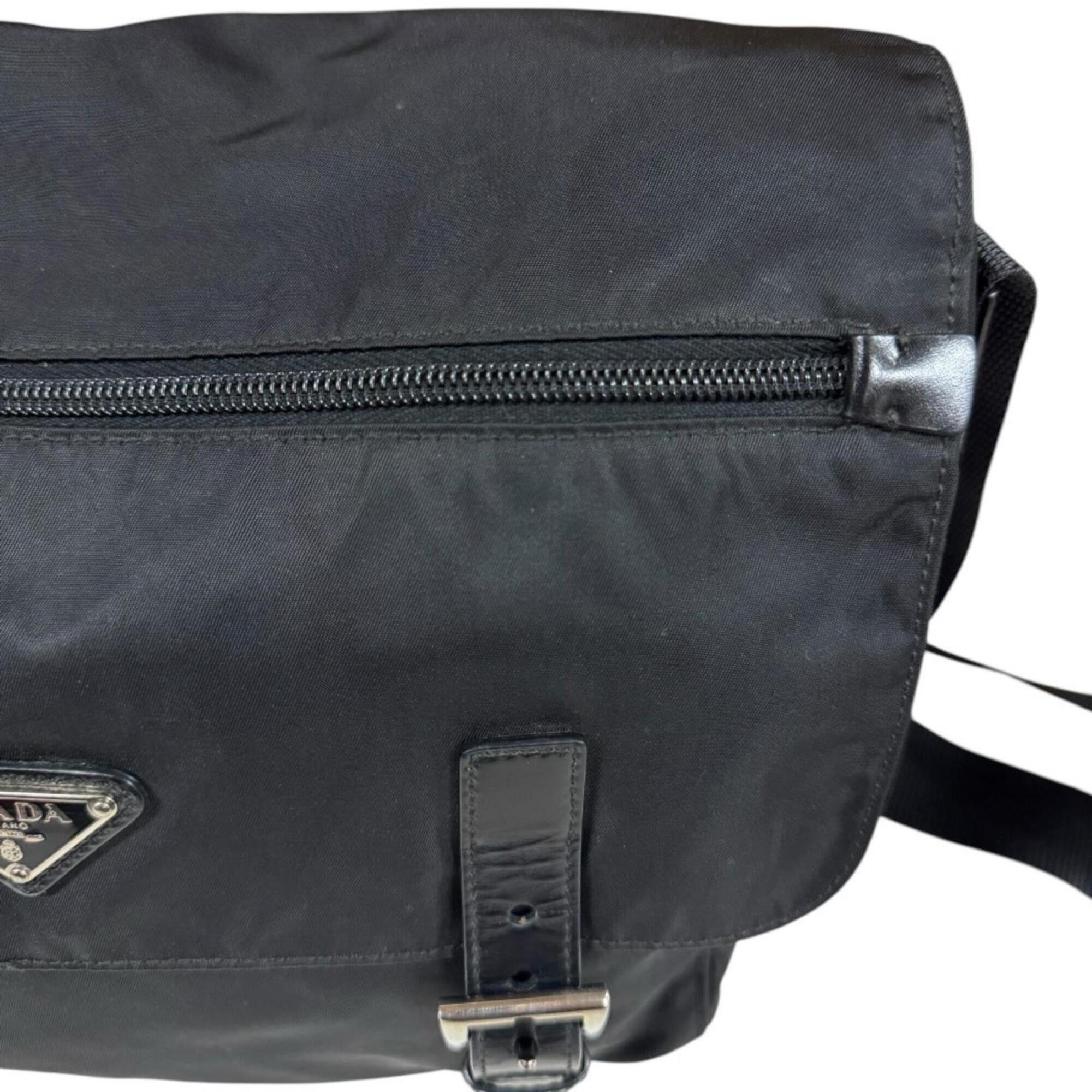 Prada Prada Shoulder Bag, Nylon, Black, Men's & Women's, PRADA Size ONE SIZE - 14 Thumbnail