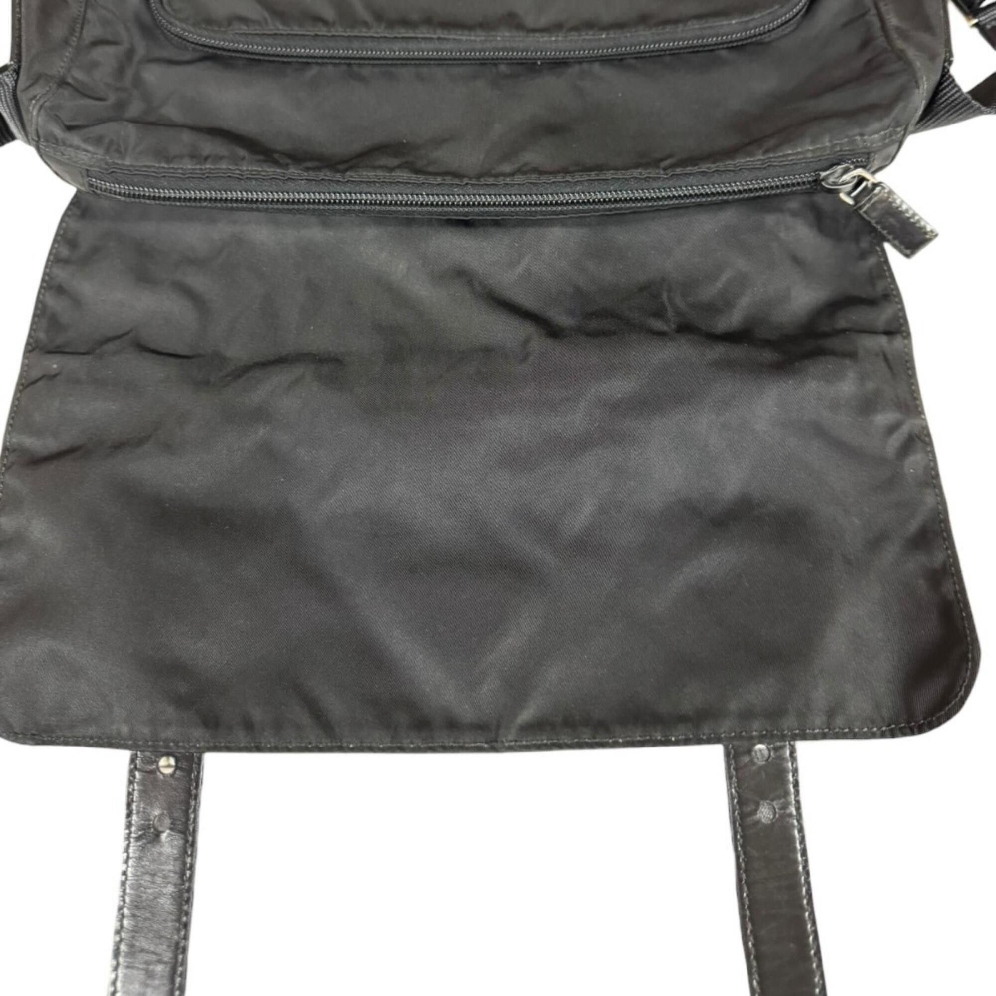Prada Prada Shoulder Bag, Nylon, Black, Men's & Women's, PRADA Size ONE SIZE - 11 Thumbnail