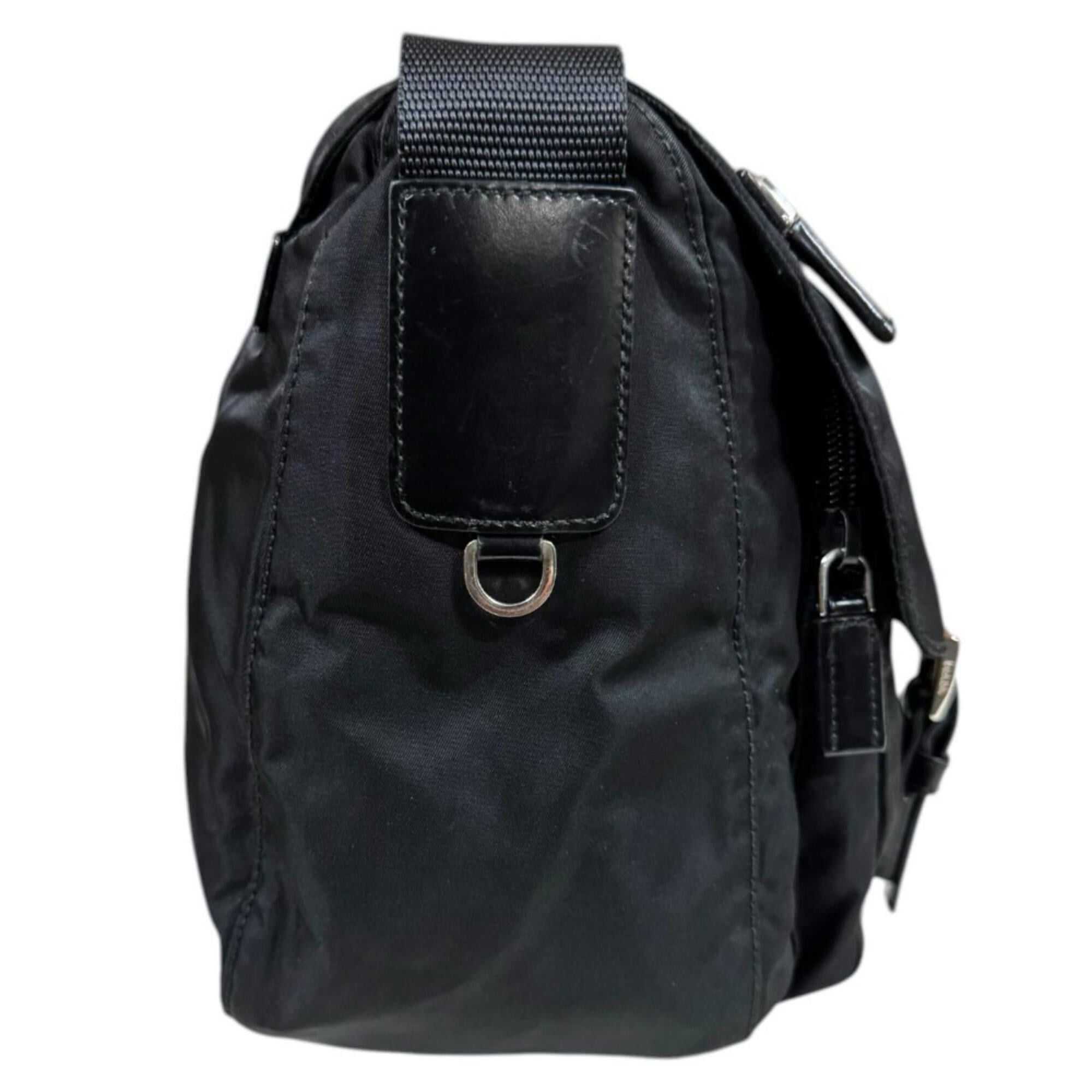 Prada Prada Shoulder Bag, Nylon, Black, Men's & Women's, PRADA Size ONE SIZE - 4 Thumbnail