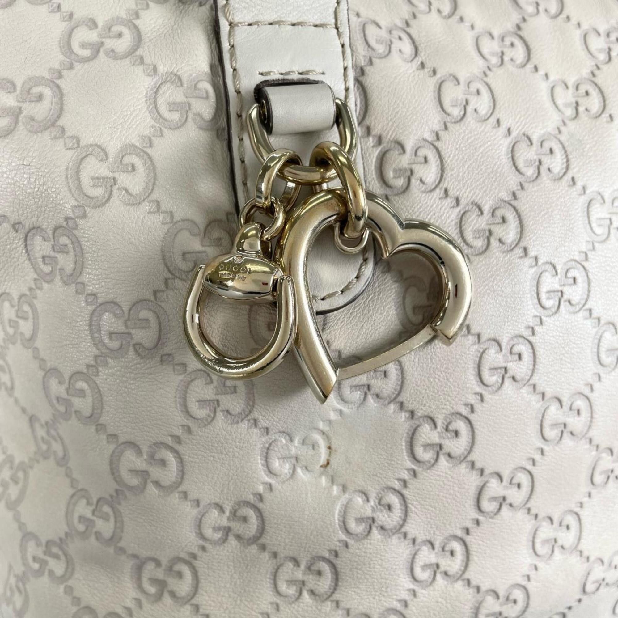 Gucci Gucci shoulder bag/tote bag, Guccissima heartbit leather, 269957, beige. Size ONE SIZE - 11 Thumbnail