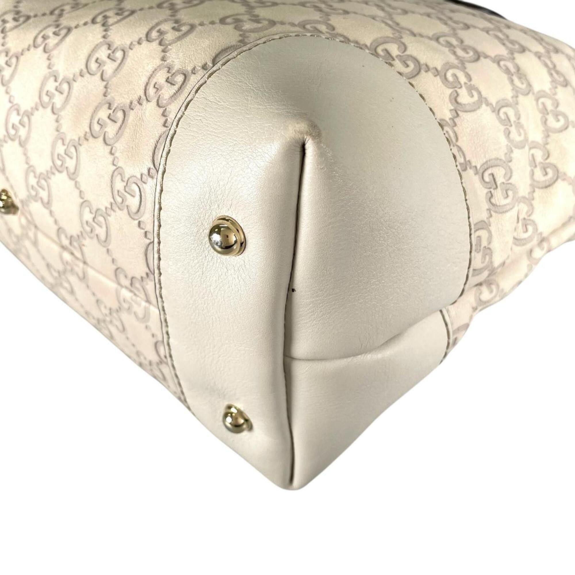 Gucci Gucci shoulder bag/tote bag, Guccissima heartbit leather, 269957, beige. Size ONE SIZE - 8 Thumbnail