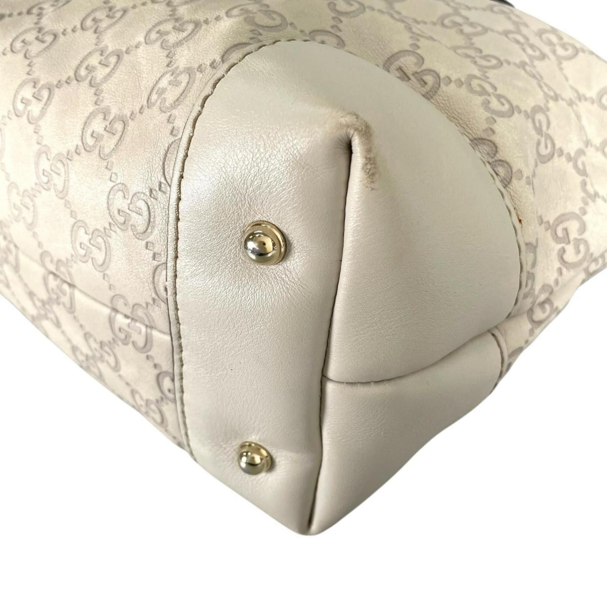 Gucci Gucci shoulder bag/tote bag, Guccissima heartbit leather, 269957, beige. Size ONE SIZE - 6 Thumbnail