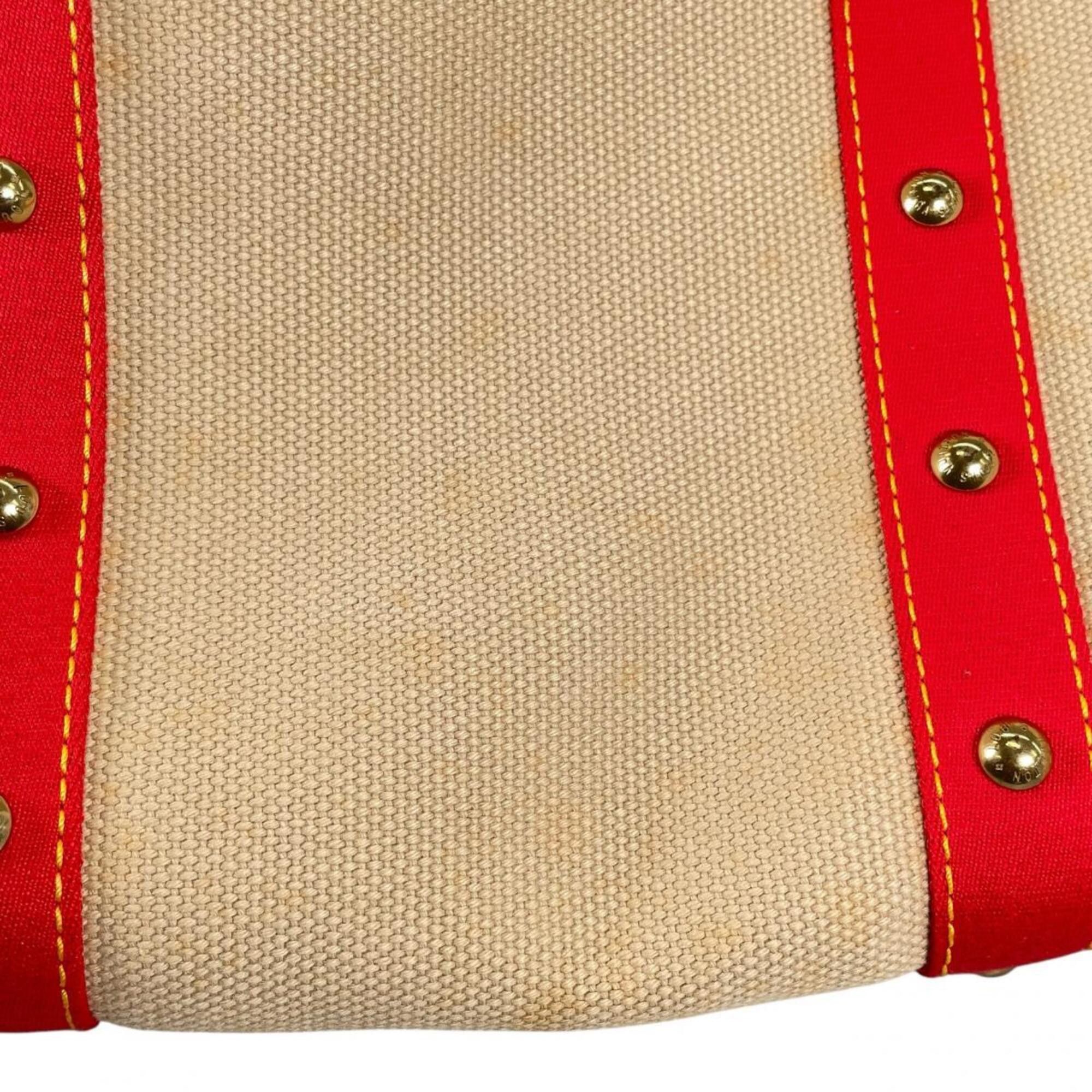 Louis Vuitton Louis Vuitton Cabas MM Antigua Canvas Tote Bag M40035 Beige Size ONE SIZE - 11 Thumbnail