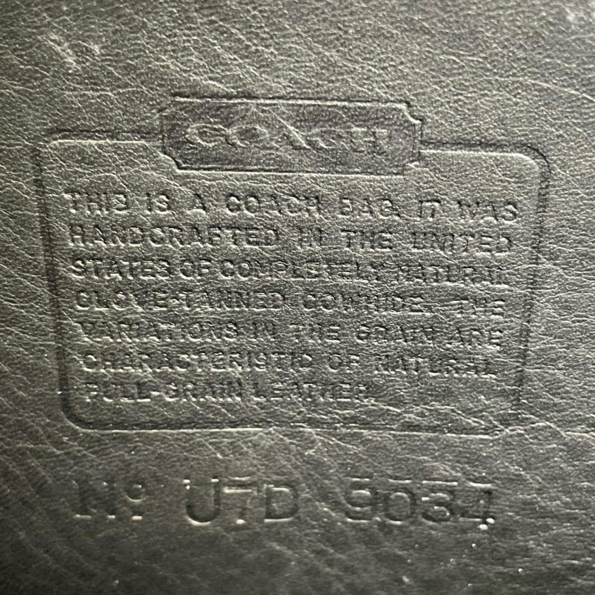 Coach Coach shoulder bag, Ergo Flap, glove-tanned leather, Old UTD 9034, black. Size ONE SIZE - 6 Thumbnail