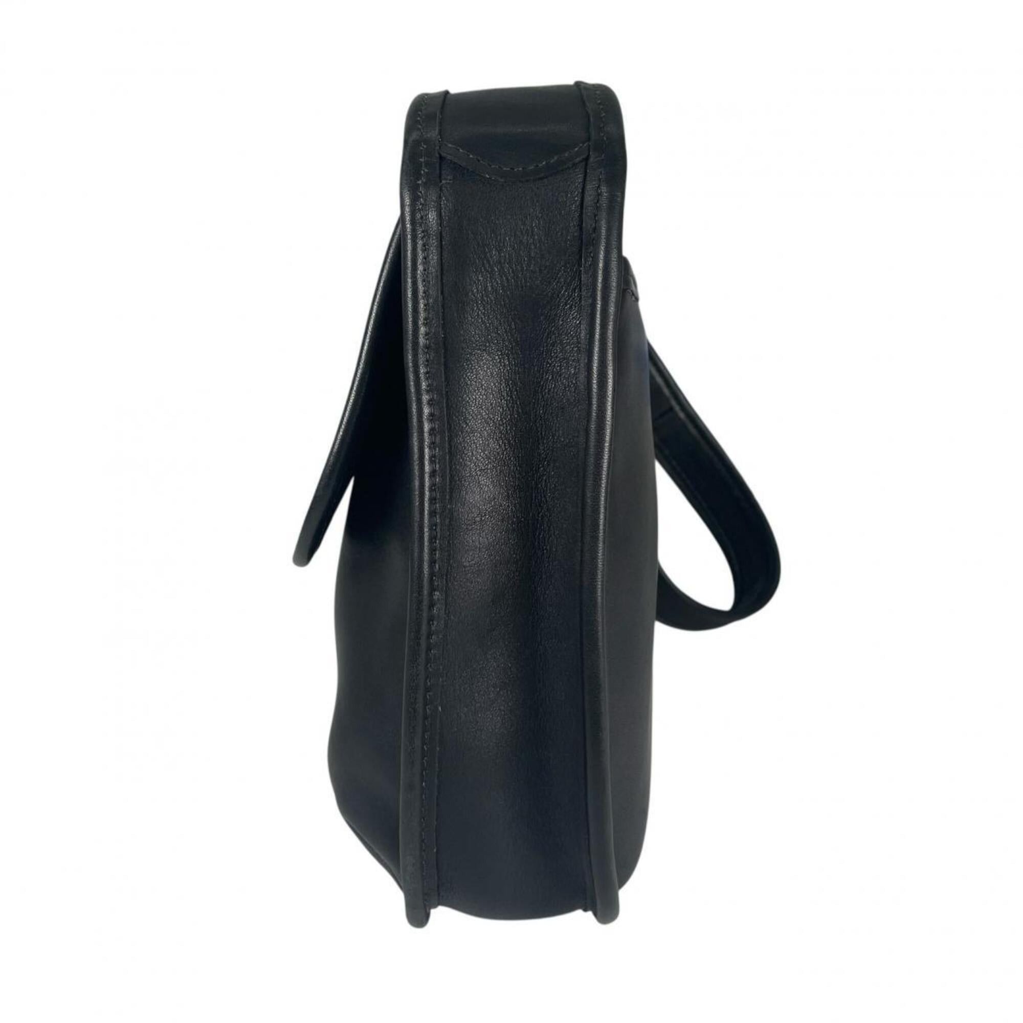 Coach Coach shoulder bag, Ergo Flap, glove-tanned leather, Old UTD 9034, black. Size ONE SIZE - 2 Thumbnail