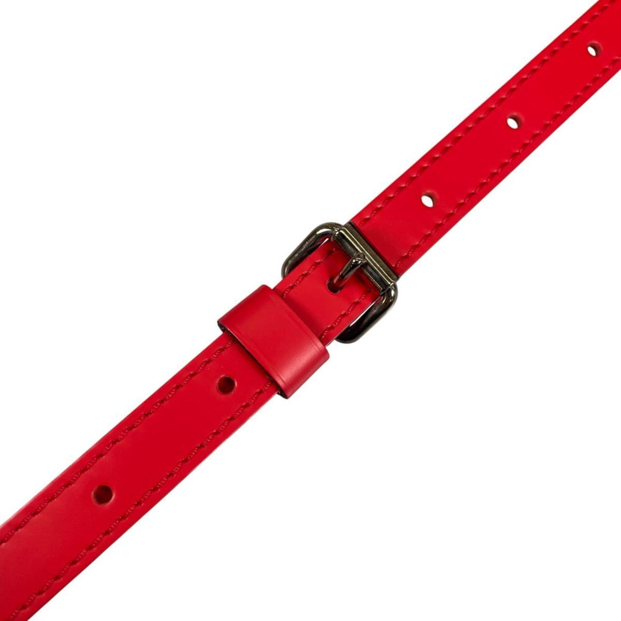 Louis Vuitton Louis Vuitton Shoulder Strap Bag Accessory Leather Red Size ONE SIZE - 4 Thumbnail