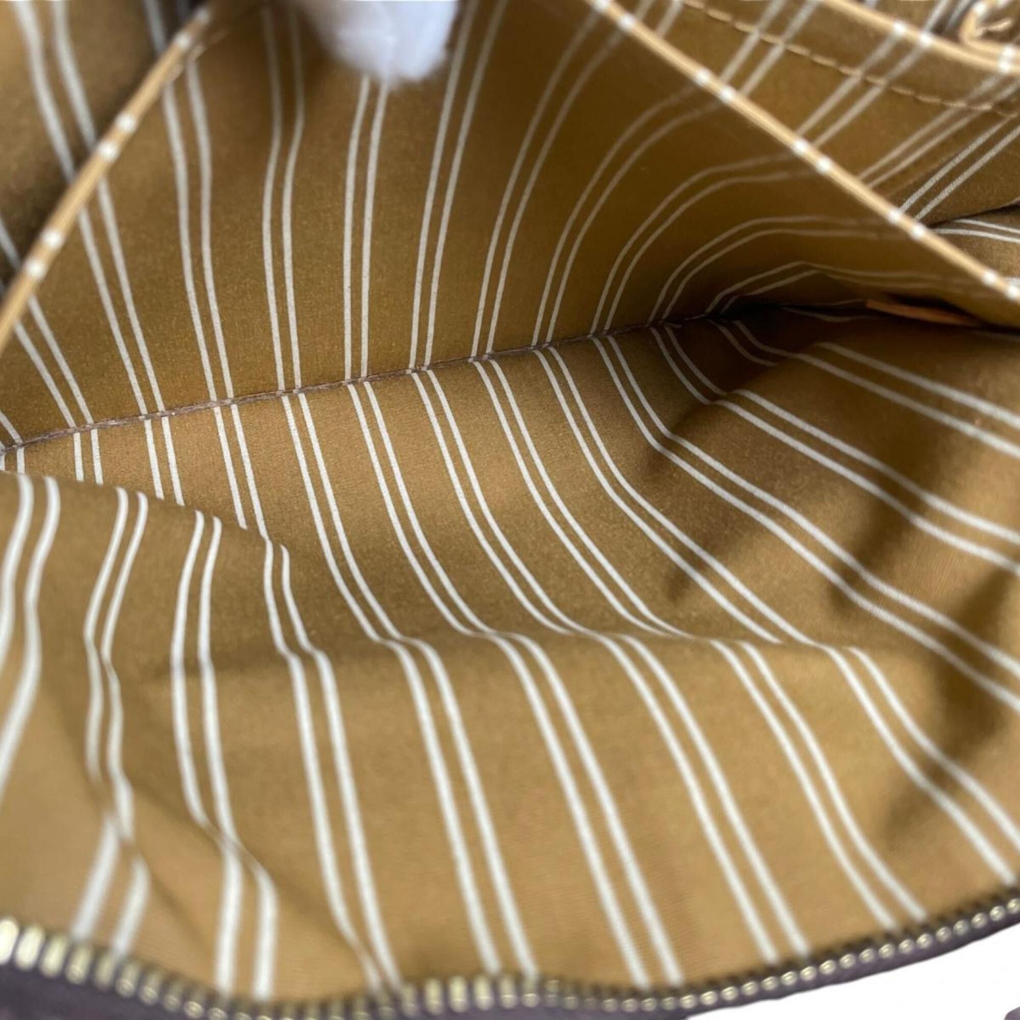 Louis Vuitton Louis Vuitton Cabas MM Antigua Canvas Tote Bag, M40086 Brown Size ONE SIZE - 11 Thumbnail