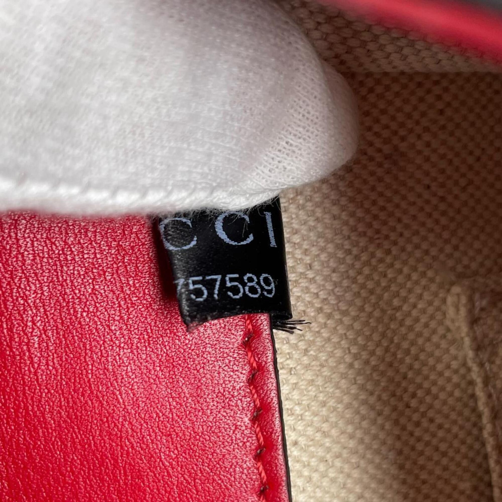 Gucci Gucci Dionysus Bamboo Leather Handbag/Shoulder Bag, 448075, Red Size ONE SIZE - 17 Thumbnail