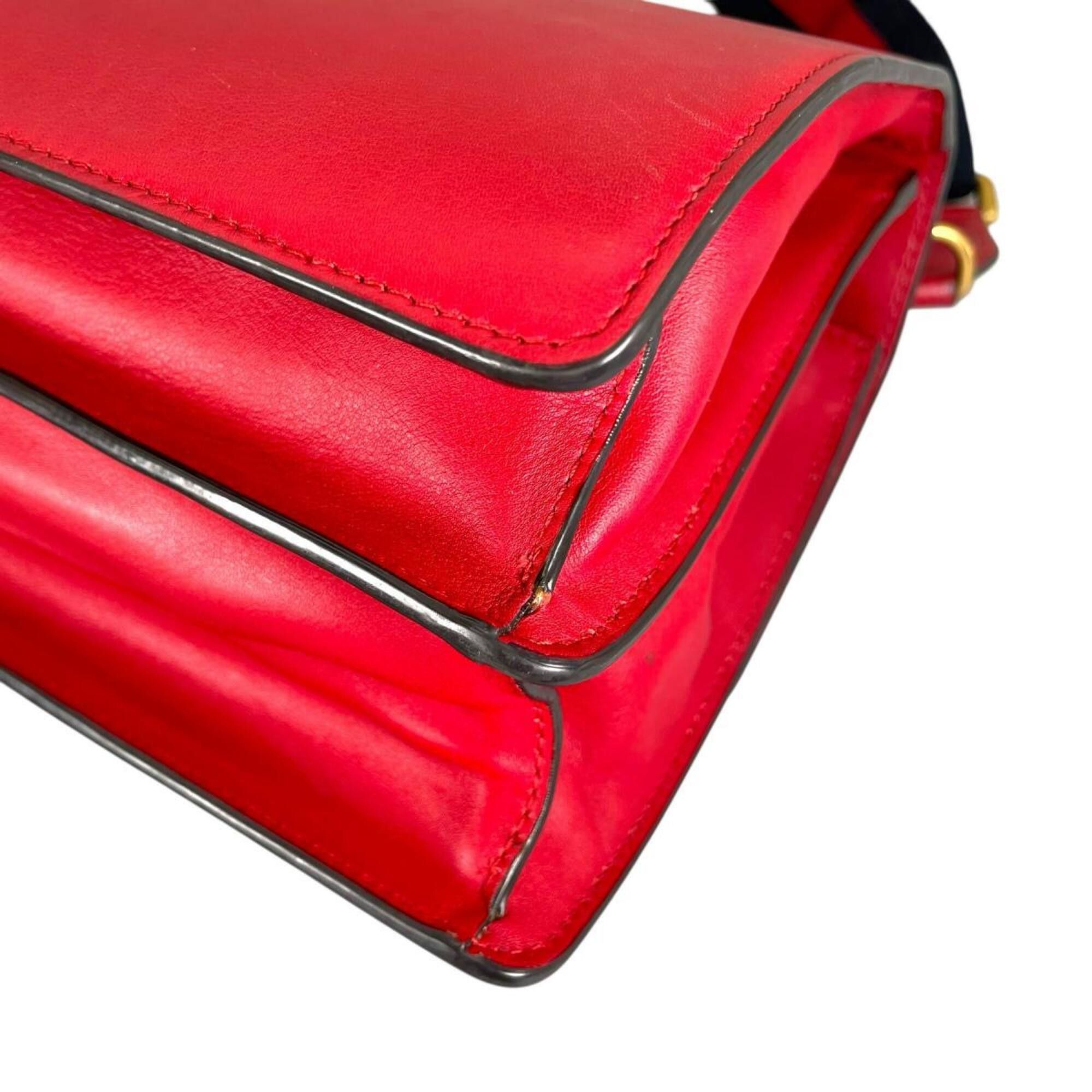 Gucci Gucci Dionysus Bamboo Leather Handbag/Shoulder Bag, 448075, Red Size ONE SIZE - 9 Thumbnail