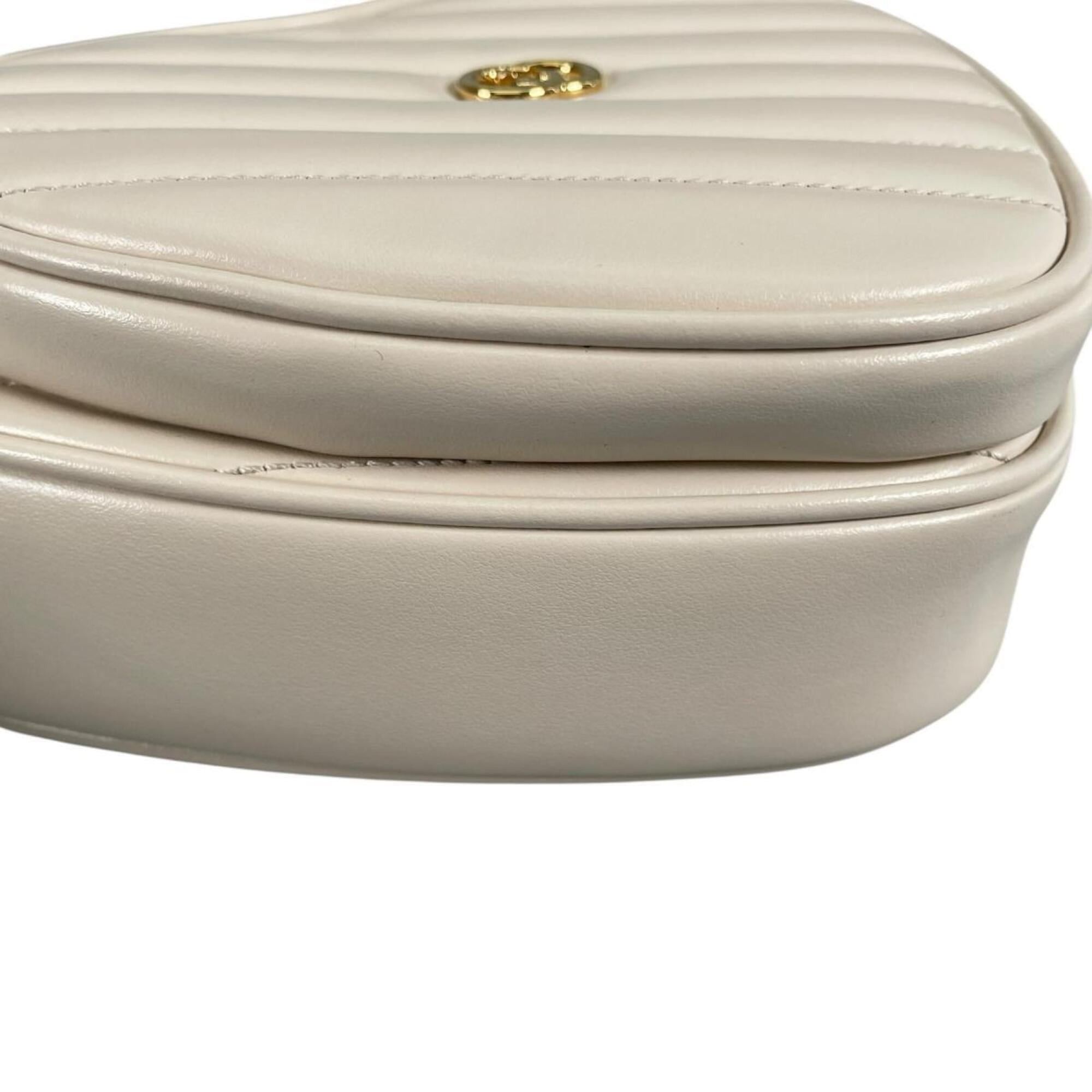 Gucci Gucci shoulder bag, heart chain, interlocking G design, leather, 751628, white. Size ONE SIZE - 7 Thumbnail