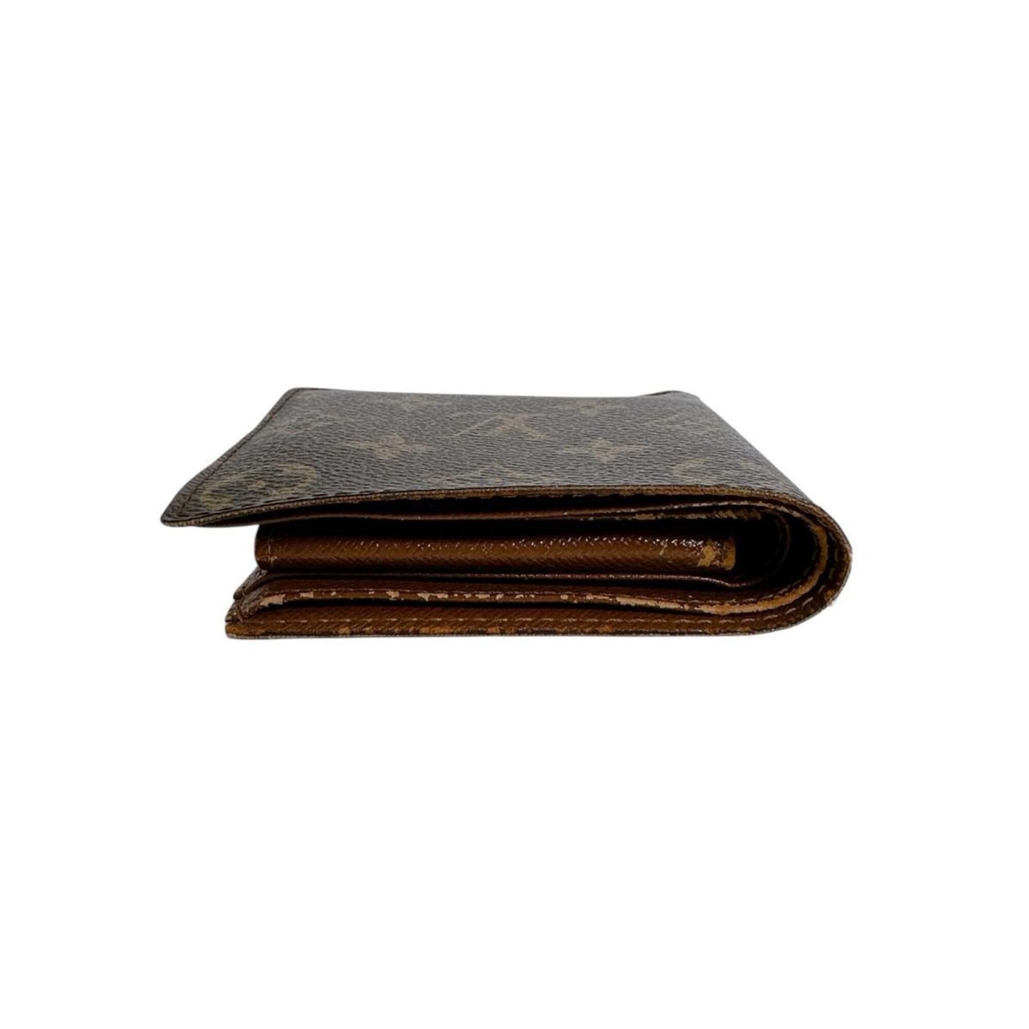 Louis Vuitton Louis Vuitton Bi-fold wallet Cartes Crédit Monnaie Monogram canvas M61665 Brown Size ONE SIZE - 6 Thumbnail