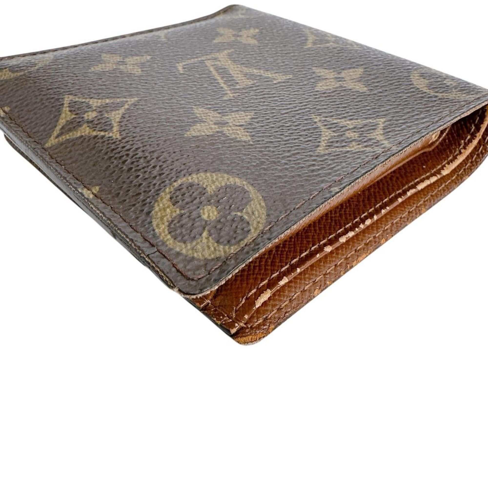 Louis Vuitton Louis Vuitton Bi-fold wallet Cartes Crédit Monnaie Monogram canvas M61665 Brown Size ONE SIZE - 8 Thumbnail
