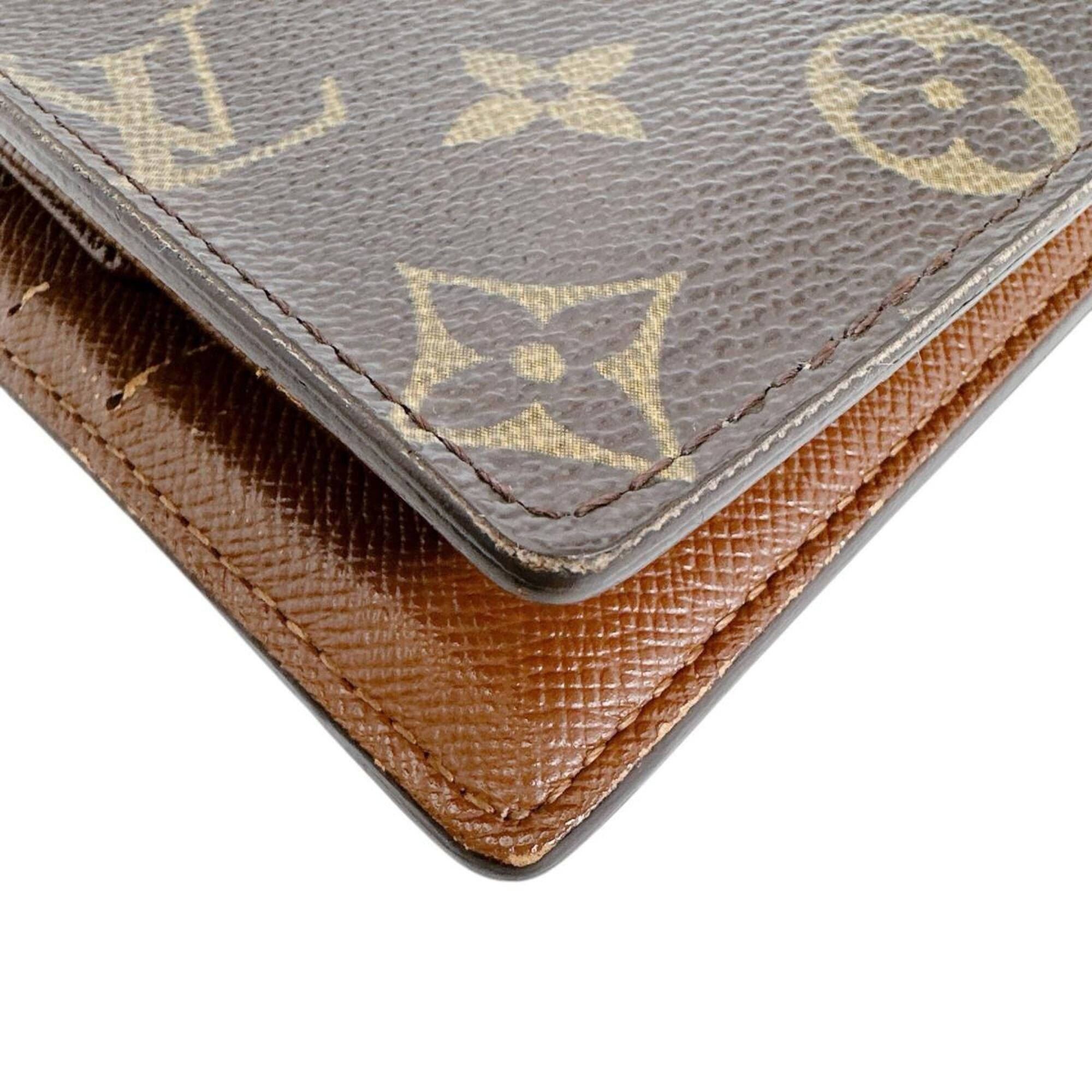 Louis Vuitton Louis Vuitton Bi-fold wallet Cartes Crédit Monnaie Monogram canvas M61665 Brown Size ONE SIZE - 9 Thumbnail