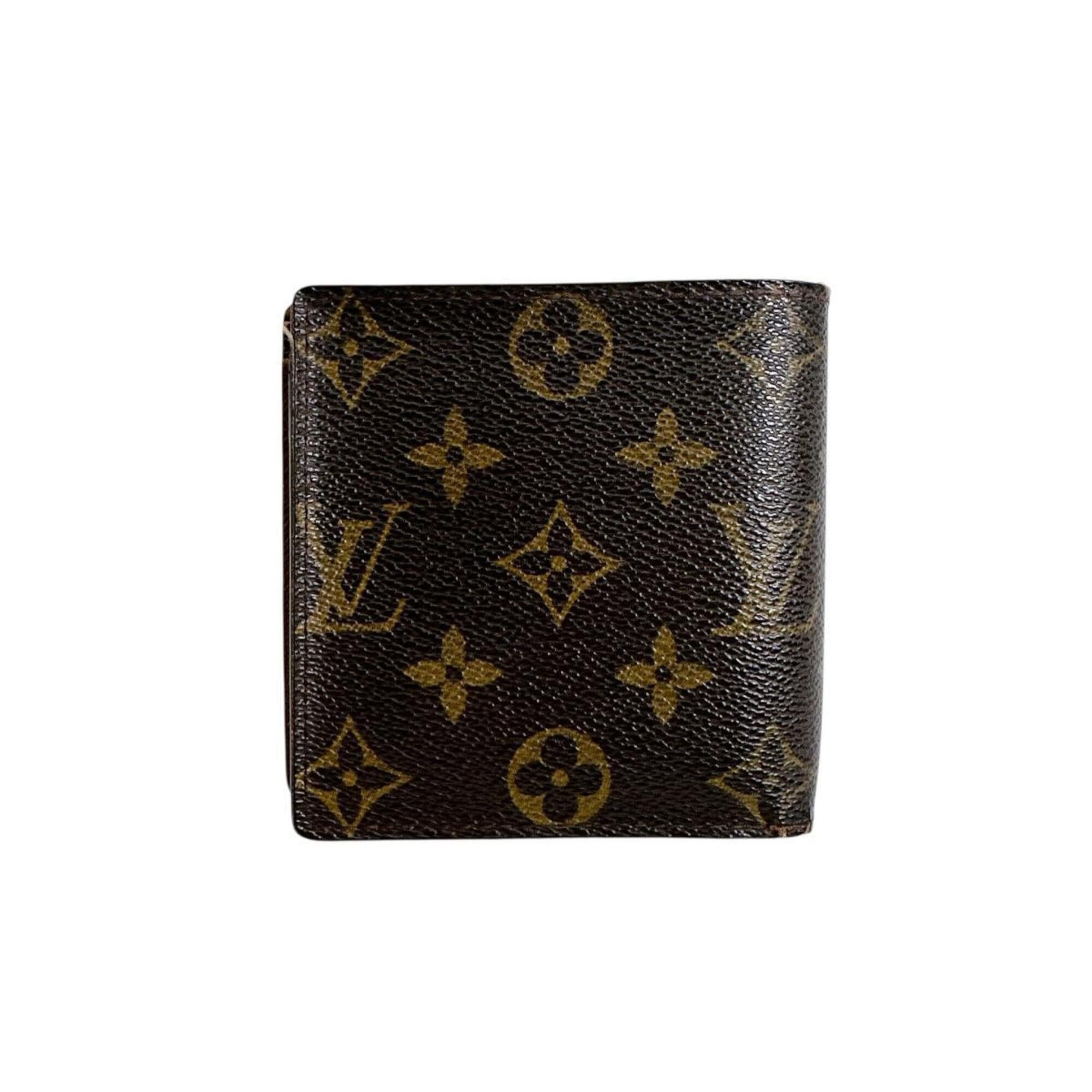 Louis Vuitton Louis Vuitton Bi-fold wallet Cartes Crédit Monnaie Monogram canvas M61665 Brown Size ONE SIZE - 2 Thumbnail