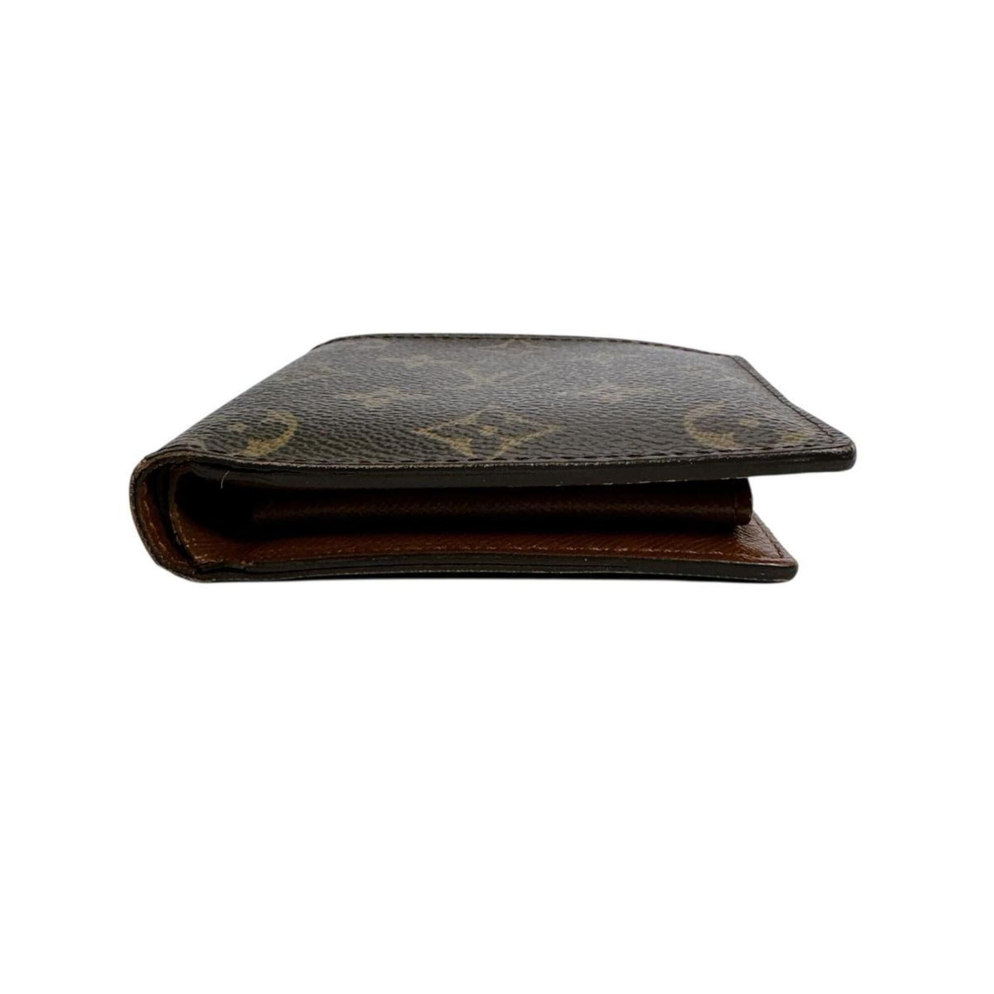 Louis Vuitton Louis Vuitton Bi-fold wallet Cartes Crédit Monnaie Monogram canvas M61665 Brown Size ONE SIZE - 4 Thumbnail