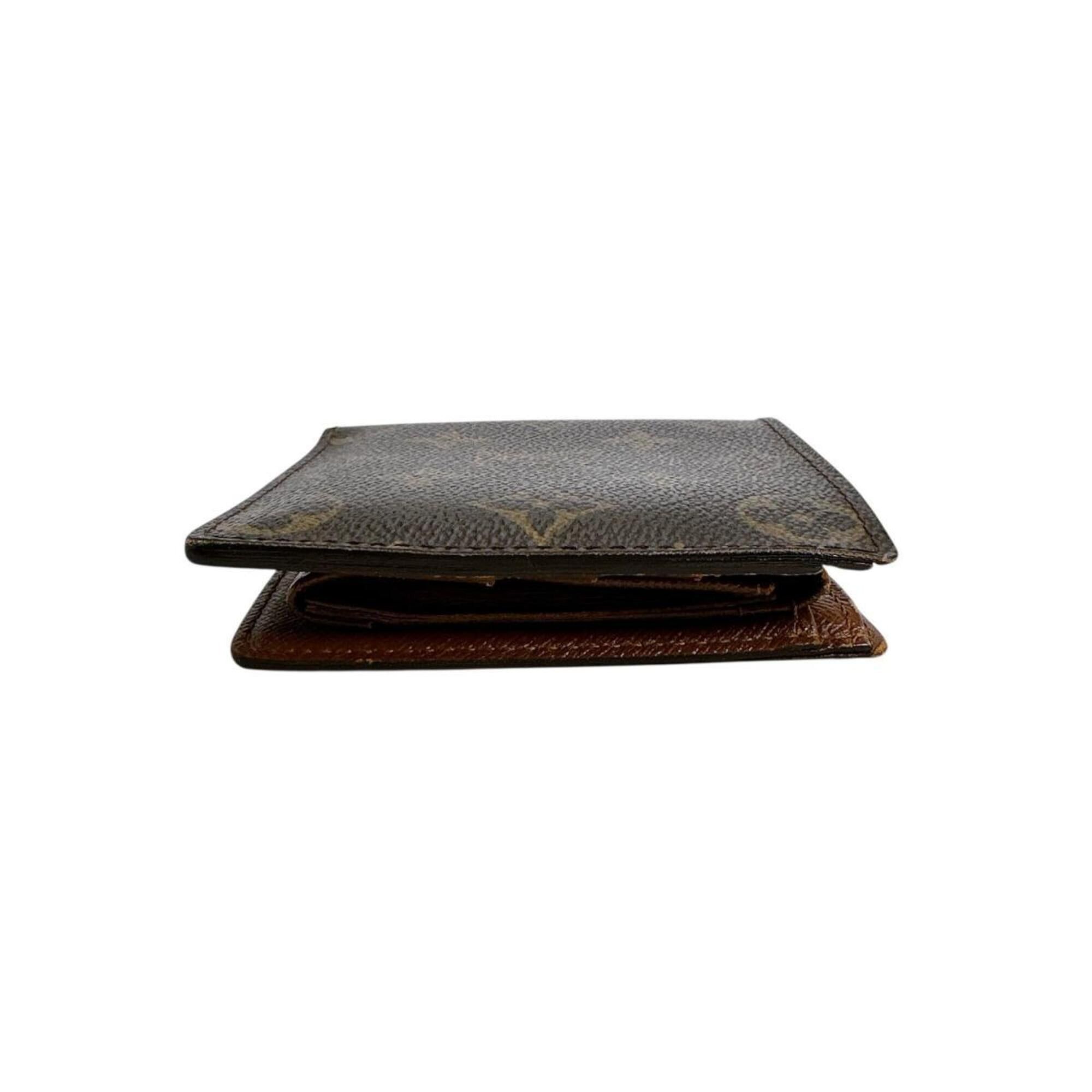 Louis Vuitton Louis Vuitton Bi-fold wallet Cartes Crédit Monnaie Monogram canvas M61665 Brown Size ONE SIZE - 5 Thumbnail
