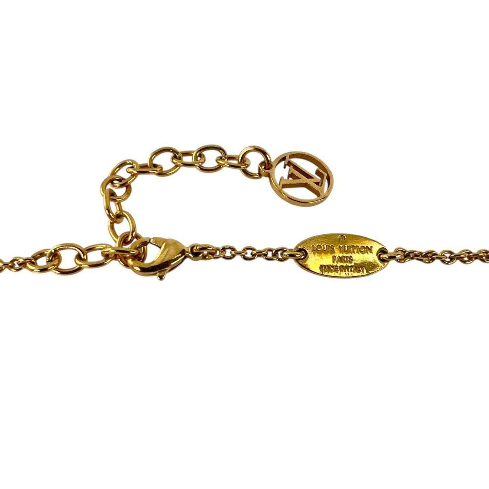 Louis Vuitton Louis Vuitton Necklace Collier Essential V Perle GP M61083 Gold Size ONE SIZE - 6 Thumbnail