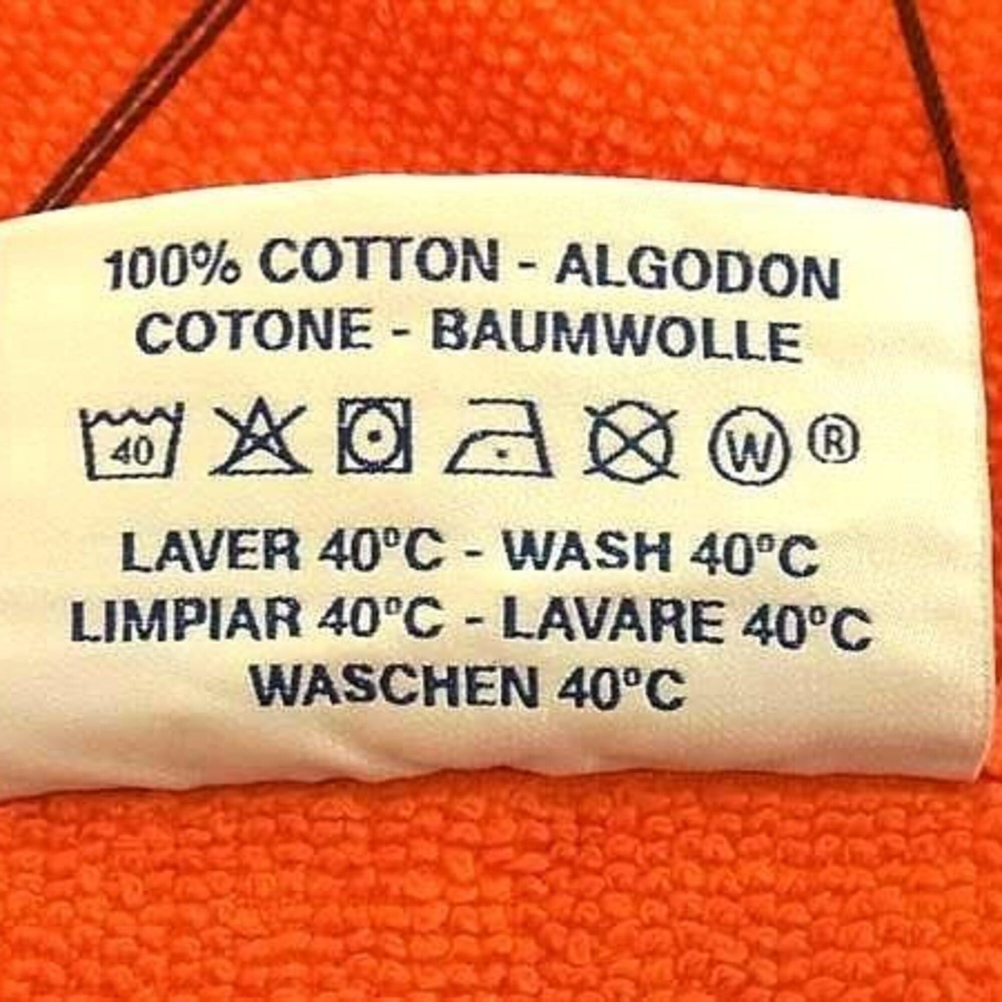 Hermes HERMES Beach Towel Bath Yachting PM Orange Cotton Unisex Size ONE SIZE - 4 Thumbnail
