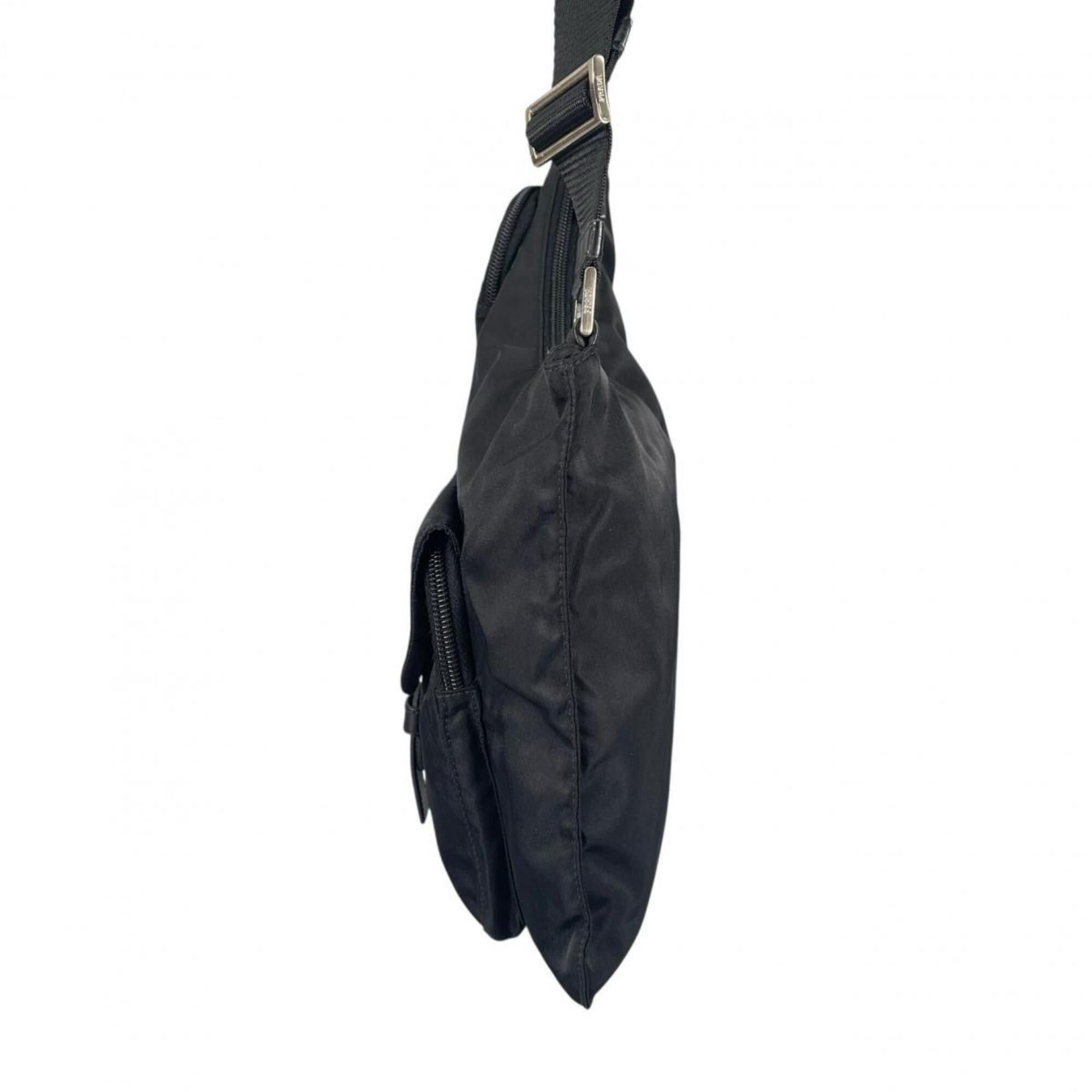 Prada Prada Shoulder Bag Crossbody Re-Nylon Triangle Logo Nylon BT0520 Black Size ONE SIZE - 3 Thumbnail
