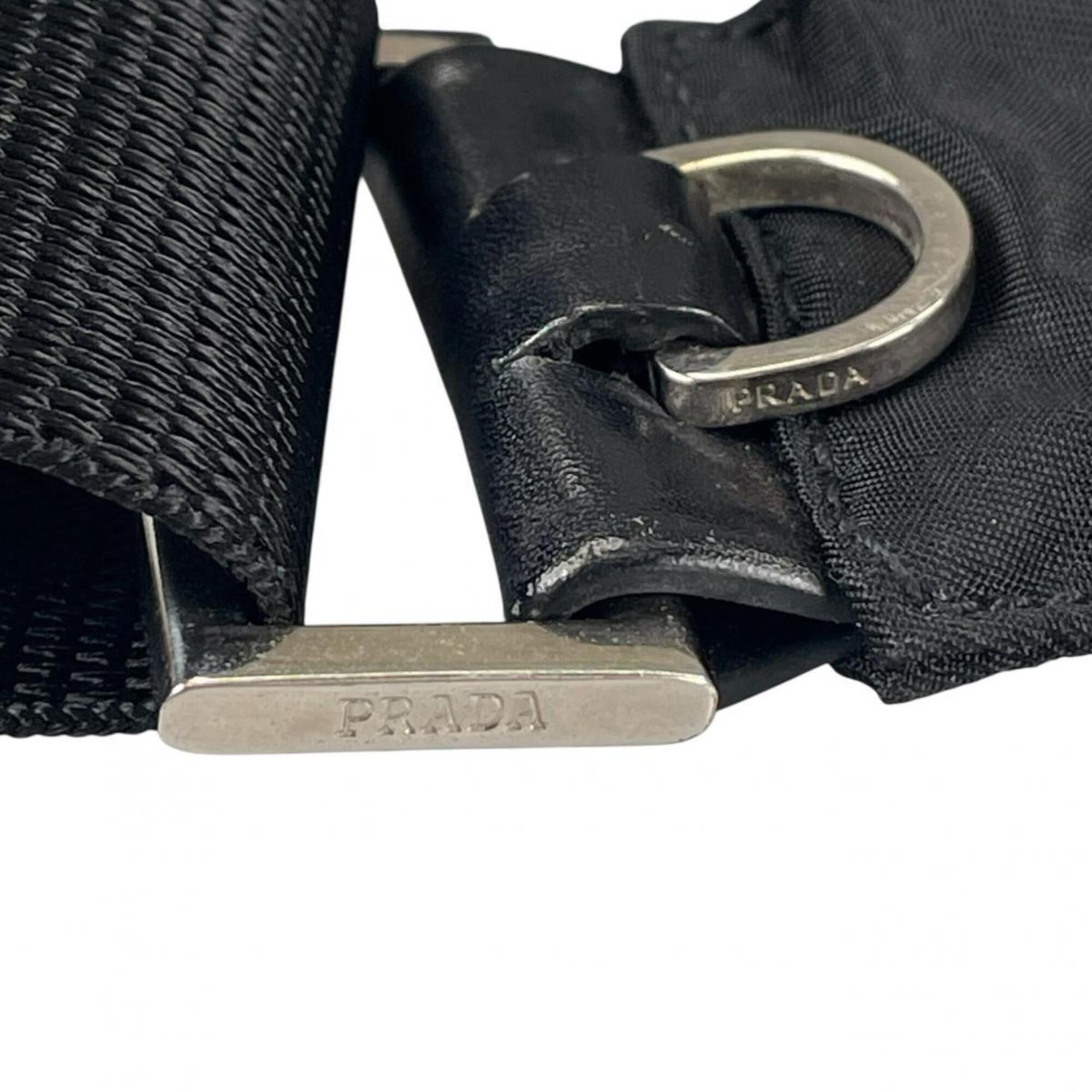 Prada Prada Shoulder Bag Crossbody Re-Nylon Triangle Logo Nylon BT0520 Black Size ONE SIZE - 16 Thumbnail