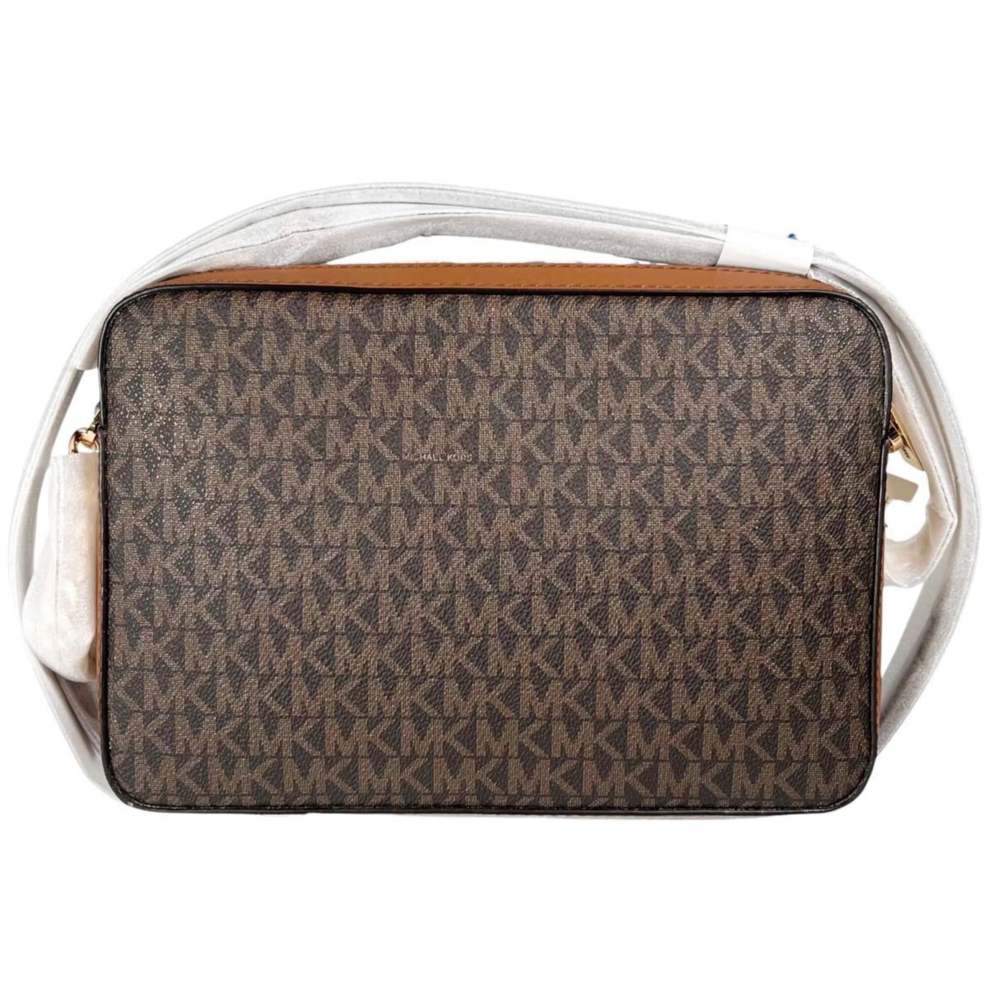 Michael Kors Michael Kors Jet Set Travel Medium Leather Chain Shoulder Bag, Brown (55H3RBN) Size ONE SIZE - 2 Thumbnail