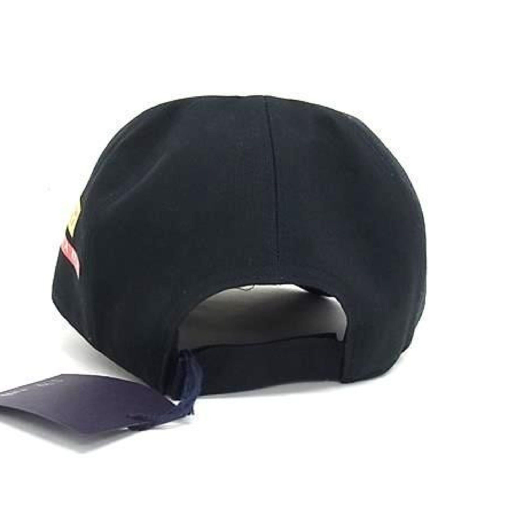 Prada Prada Sport Luna Rossa Pirelli Cap LRH018 Black Cotton Unisex Size ONE SIZE - 2 Thumbnail