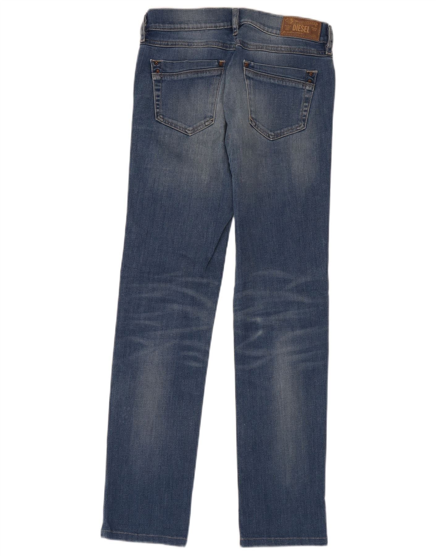 Diesel Womens Ronhar Regular Bootcut Jeans W25 L30 Blue Cotton Size 42" / US 20 - 2 Thumbnail