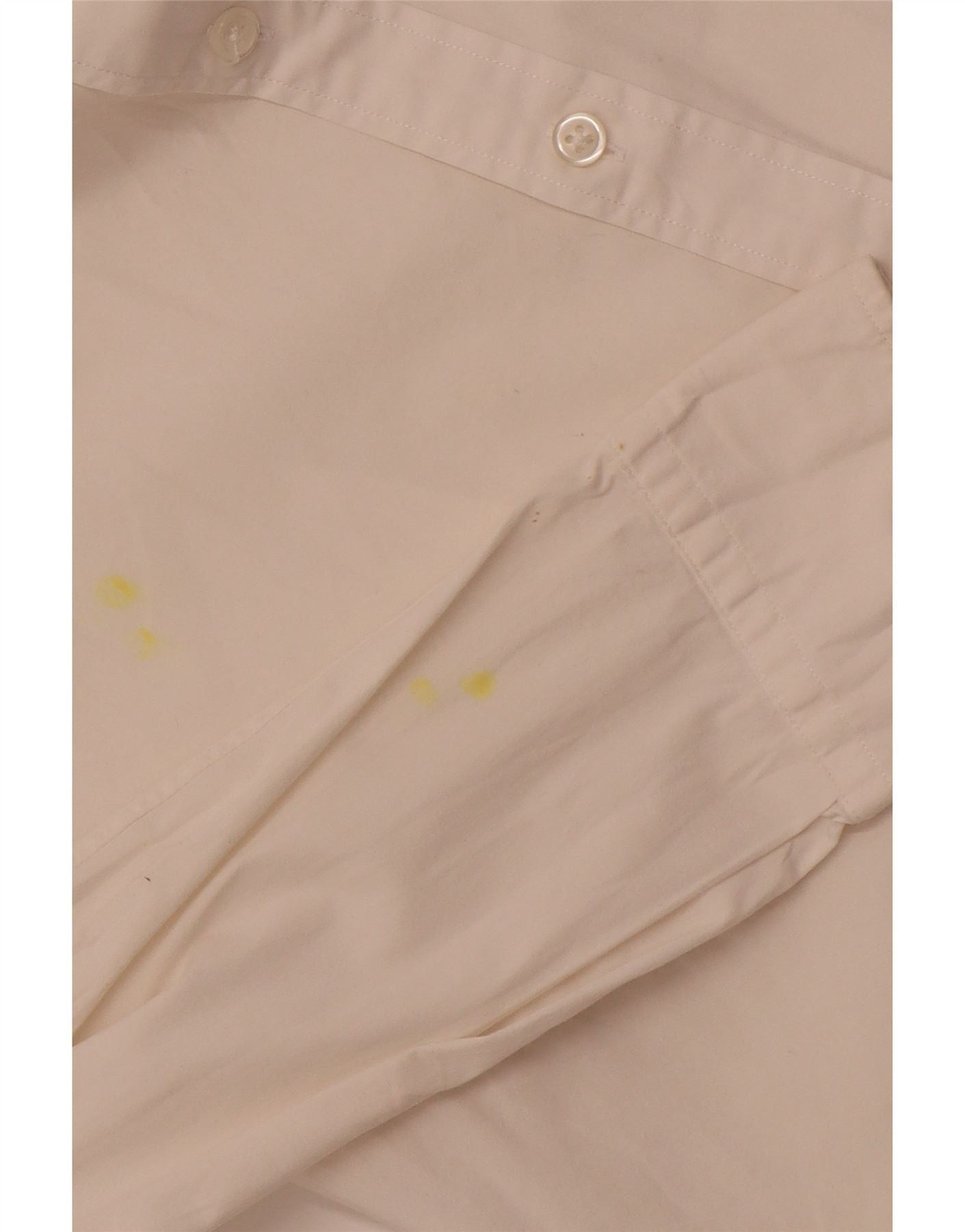 Ralph Lauren Womens Slim Fit Shirt US 8 Medium White Cotton Size S / US 4 / IT 40 - 3 Thumbnail