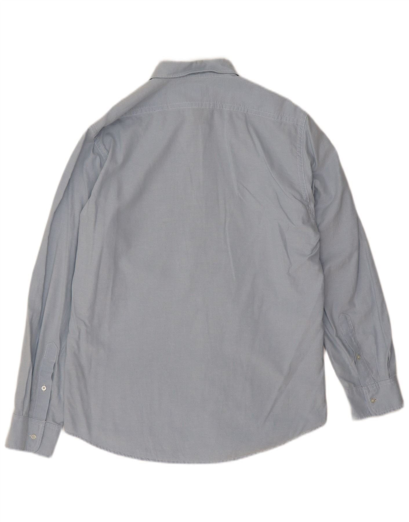 Ralph Lauren Mens Shirt Medium Blue Cotton Size US M / EU 48-50 / 2 - 2 Thumbnail