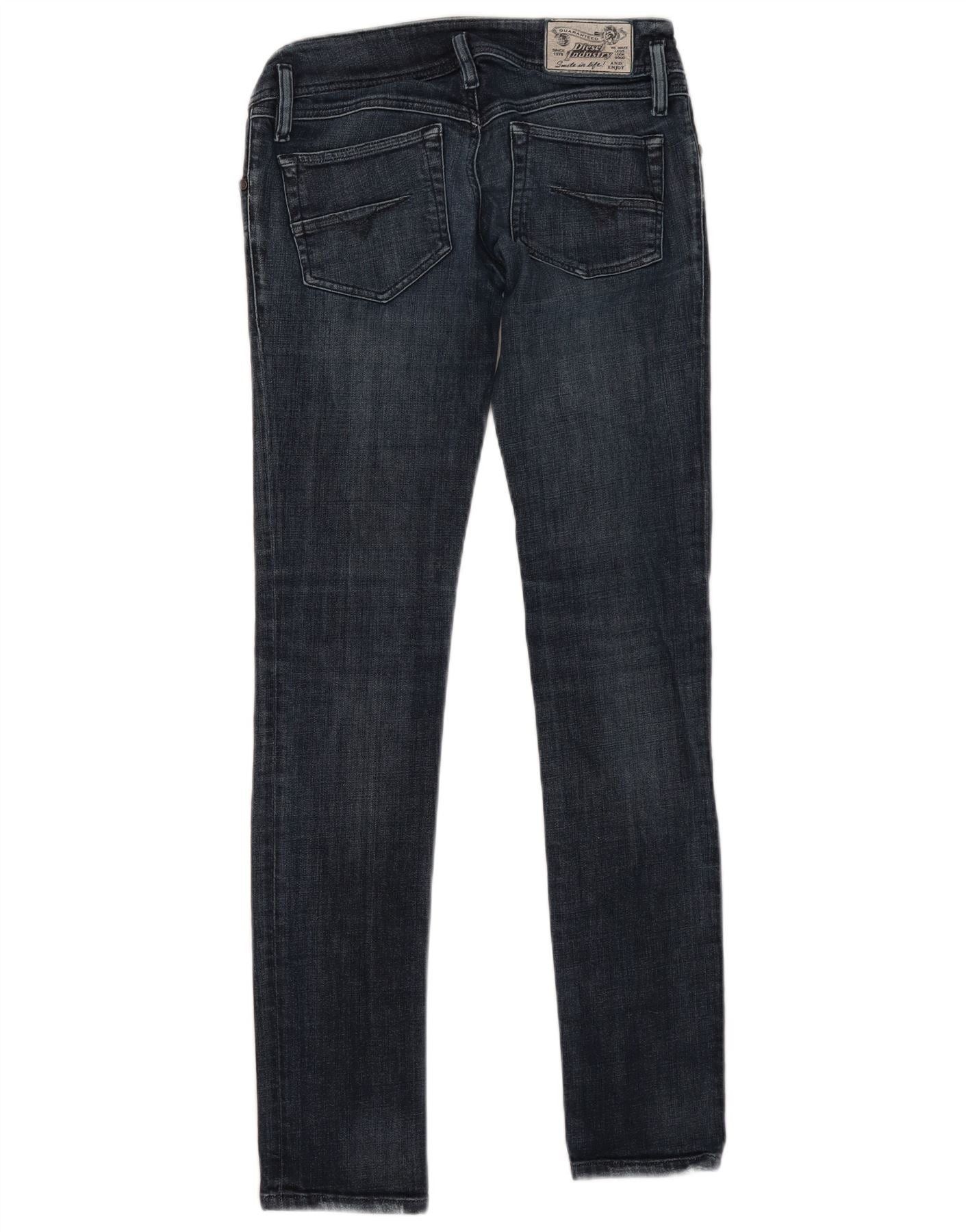 Diesel Womens Matic Skinny Jeans W28 L34 Blue Cotton Size 42" / US 20 - 2 Thumbnail