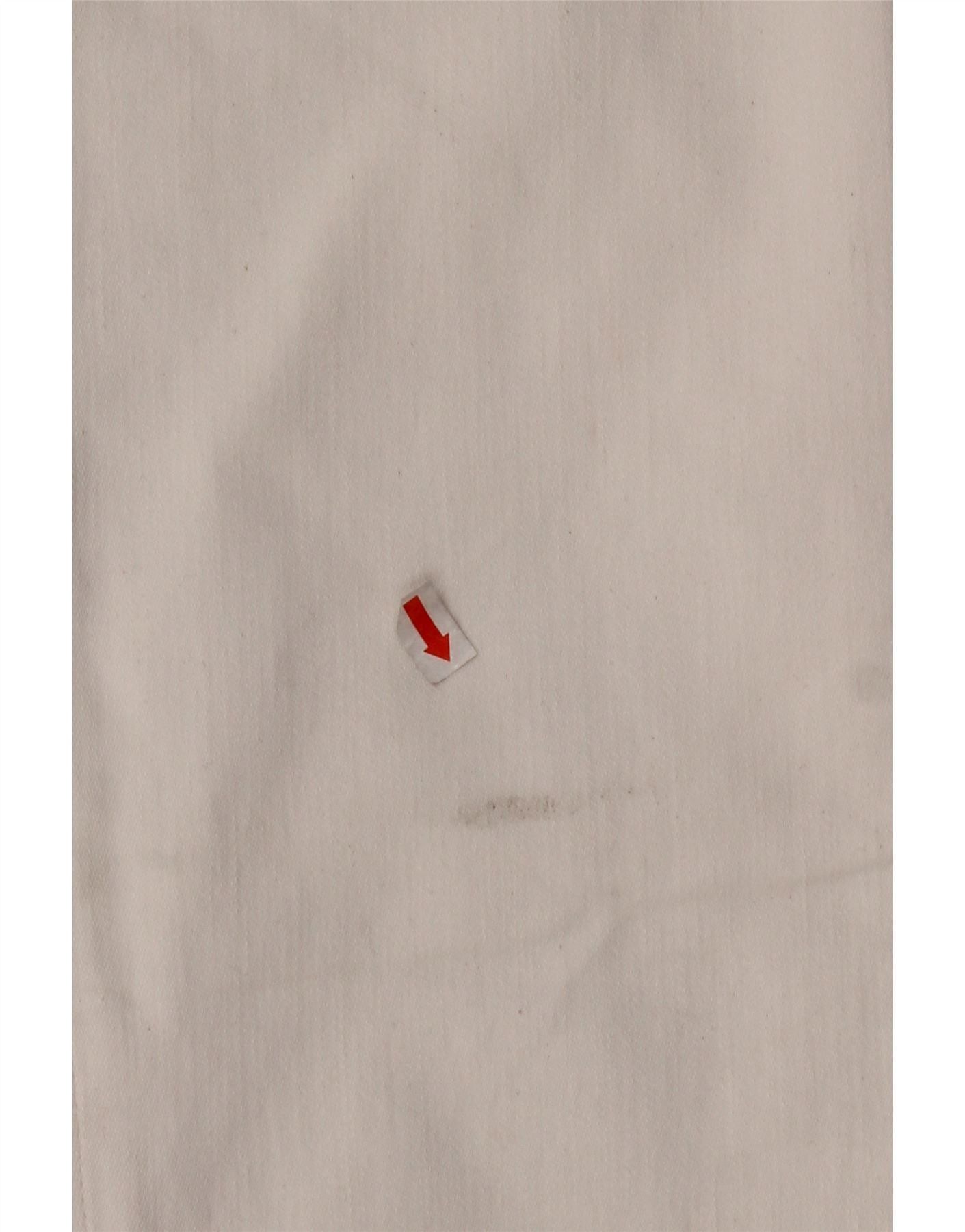 Polo Ralph Lauren Womens Crop Slim Jeans W28 L26 Off White Cotton Size 42" / US 20 - 3 Thumbnail
